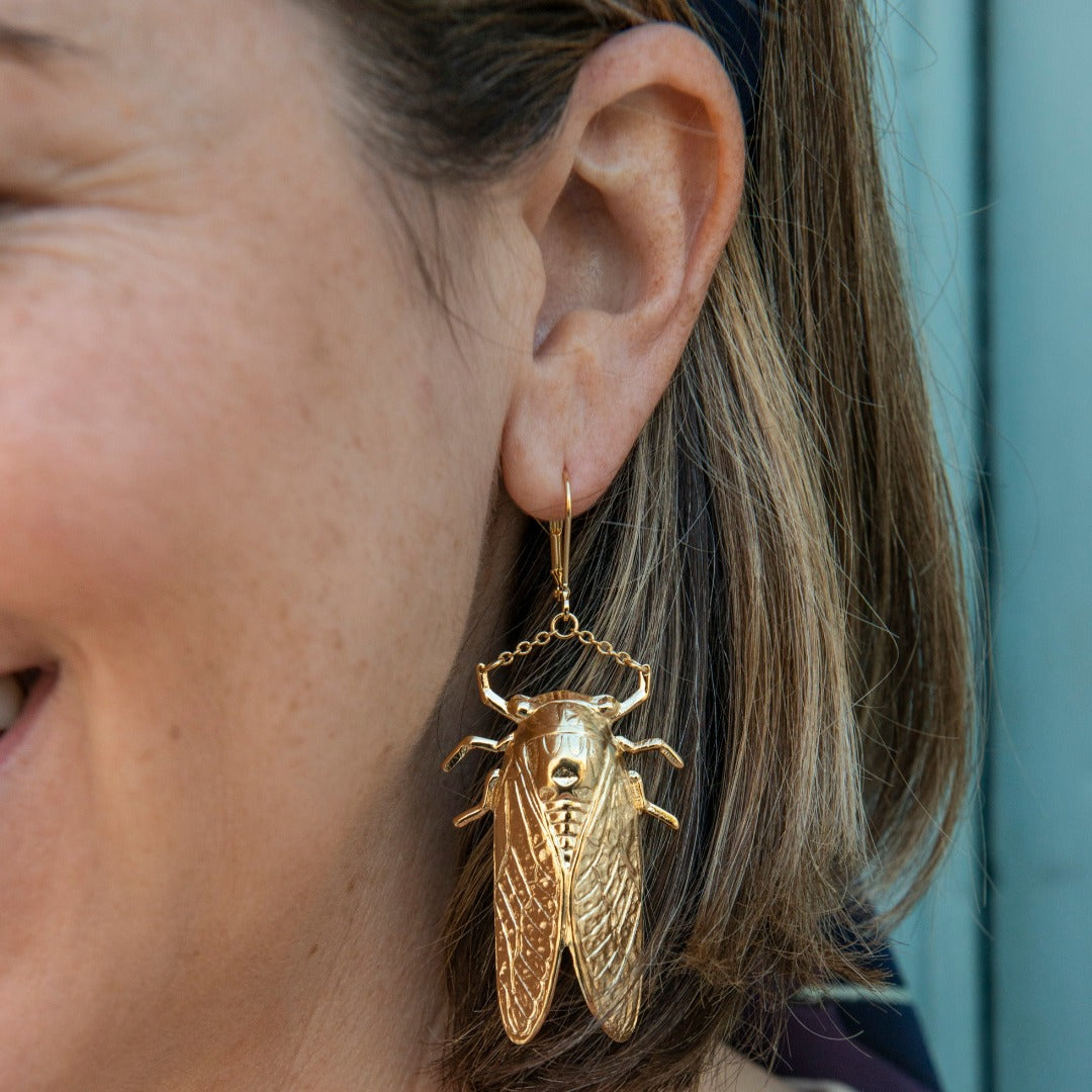 Goldbug Collection Long Drop Earrings for Women - Elegant Dangling Jewelry for Parties, Weddings & Special Occasions