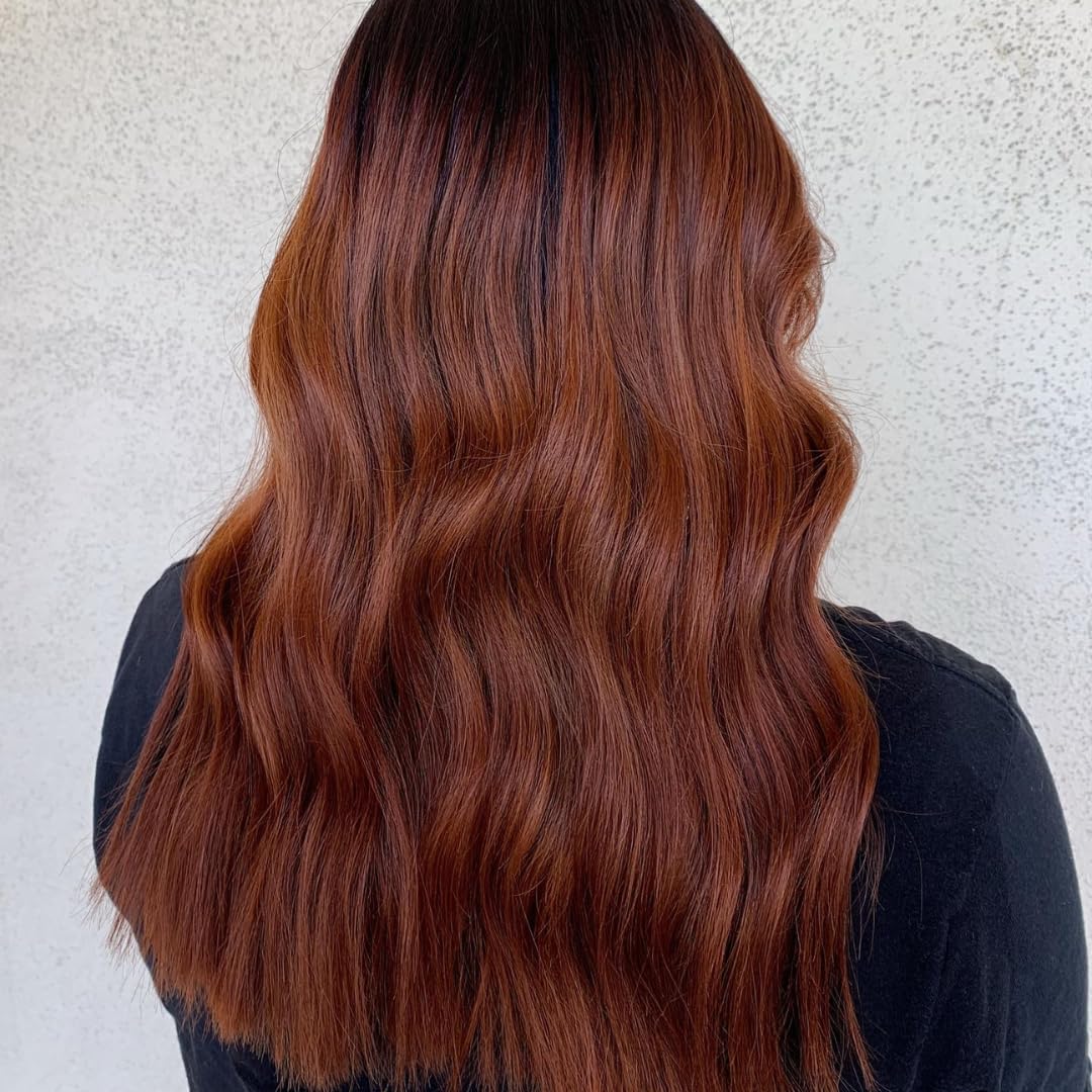 Vibrant Color Pigment Refresher Mask - Semi-Permanent Hair Color Depositing Conditioner, 8.5 Oz (Copper Brown) | Tones & Revives Faded Hair | Perfect for Brunettes & Color-Treated Hair