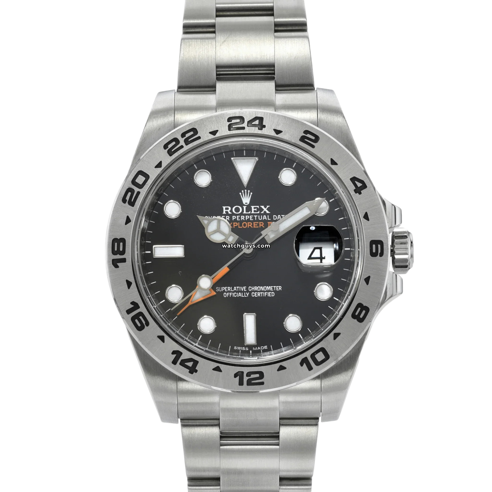 Rolex Explorer II 216570 Black Dial Men's Watch - Luxury Stainless Steel Automatic Timepiece for Outdoor Adventures & Business Occasions