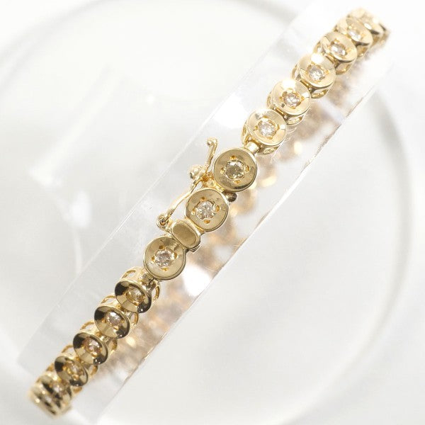 18K Yellow Gold Diamond Bracelet for Women - Elegant & Luxurious Tennis Bracelet for Everyday Wear & Special Occasions