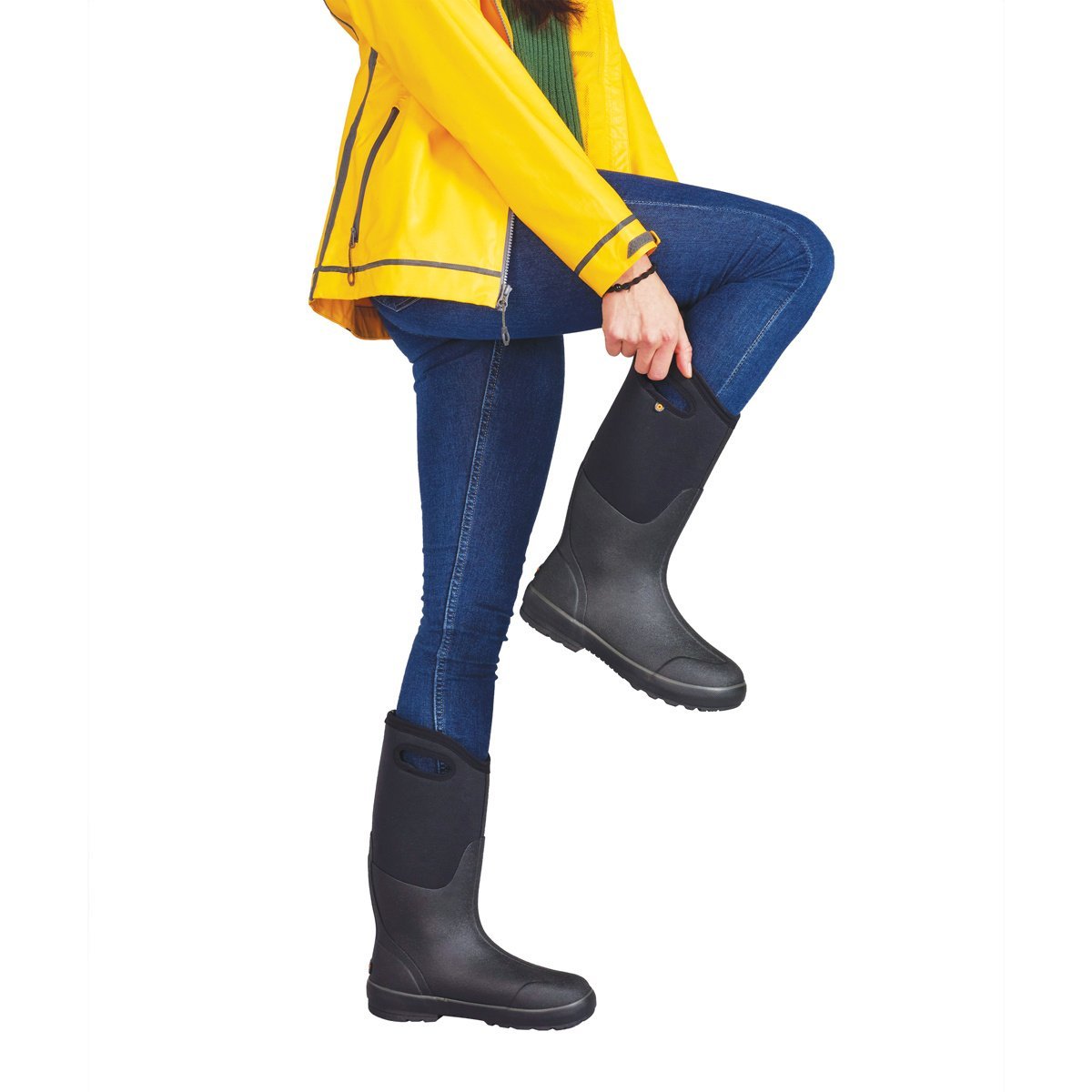 BOGS® Women's Classic High Black Waterproof Winter Boots - Warm & Comfortable for Snow, Rain & Outdoor Activities