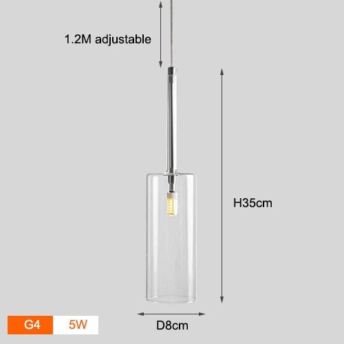 Stylish Glass Pendant Hanging Lights for Modern Home Decor - Perfect for Dining Room, Kitchen Island & Bedroom Lighting