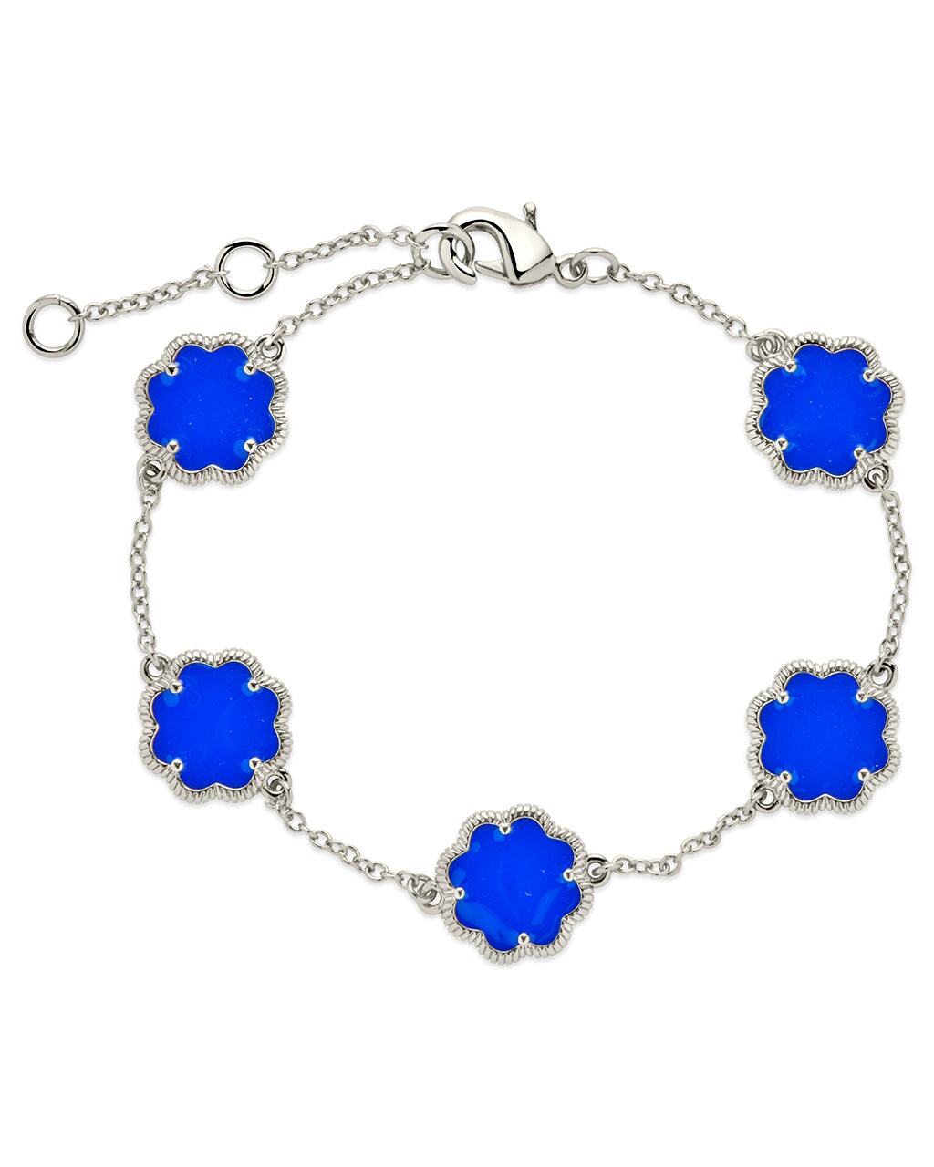 Rose Petal Station Bracelet for Women - Dainty Floral Charm Adjustable Bangle for Everyday Wear, Gift for Her, Wedding, Anniversary & Special Occasions
