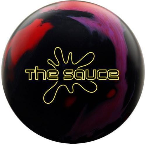 Premium Hammer The Sauce Solid Bowling Ball - Red/Black/Magenta | High Performance for League Play & Tournaments | Perfect for Hook Shots & Heavy Oil Conditions