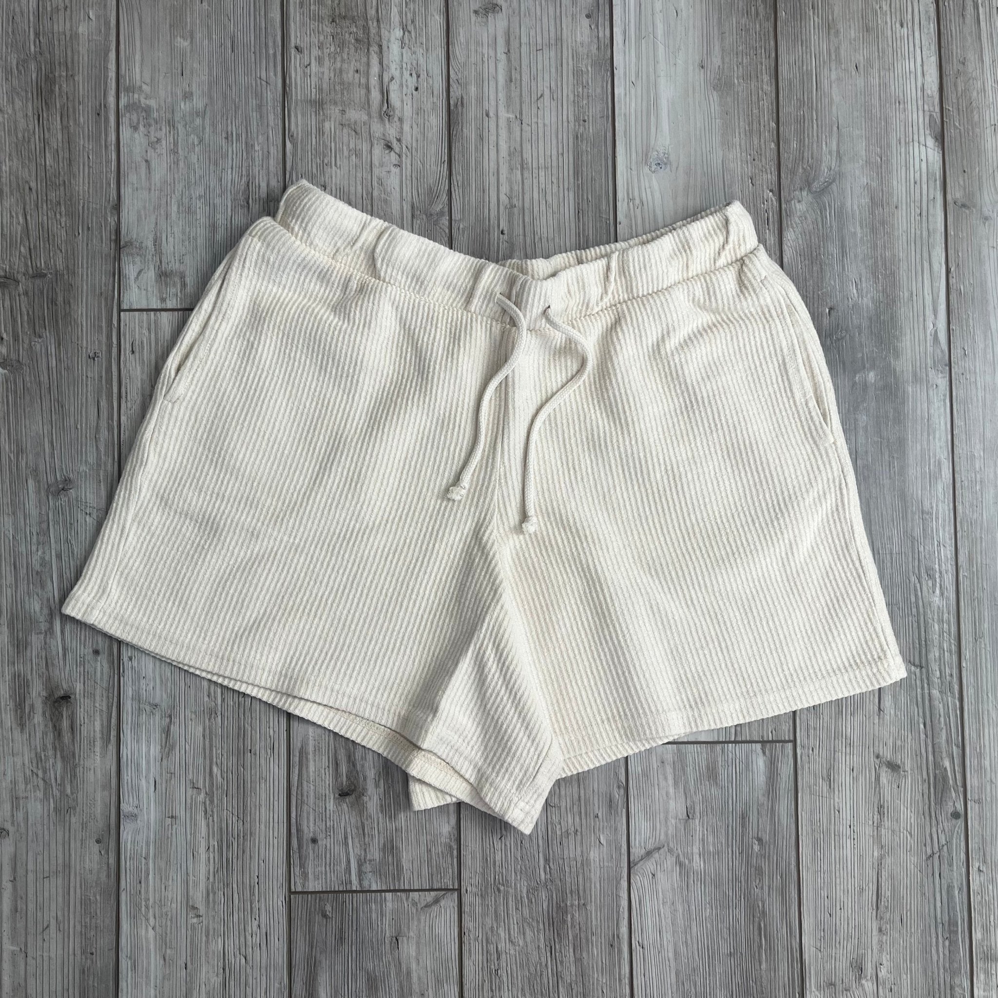 Moonbeam Women's Stretchy Corded Shorts - Comfortable Casual Shorts for Yoga, Running & Summer Outfits
