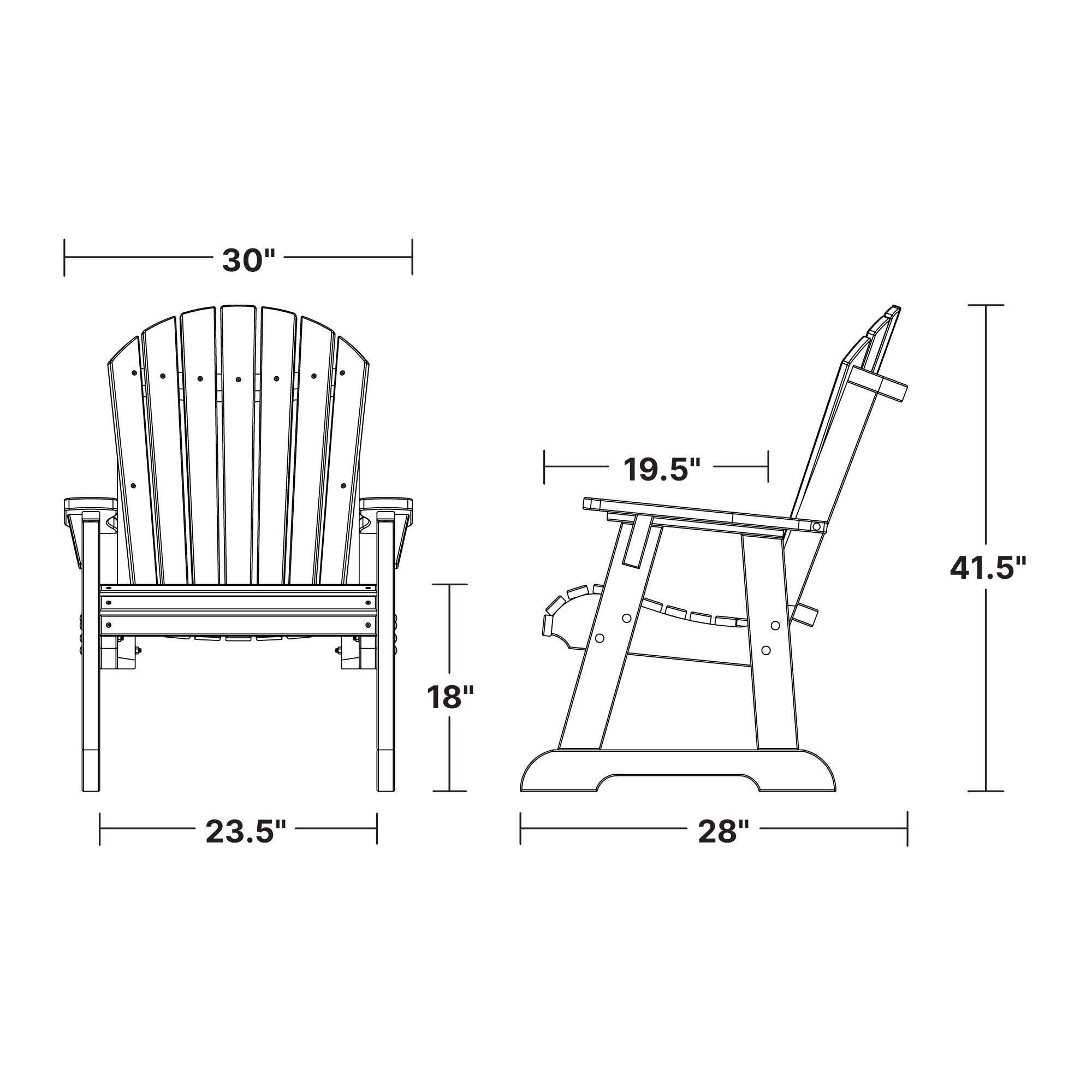 Heritage High Fan Back Chair - Classic Wooden Dining Chair with Upholstered Seat - Perfect for Farmhouse, Rustic & Traditional Dining Rooms