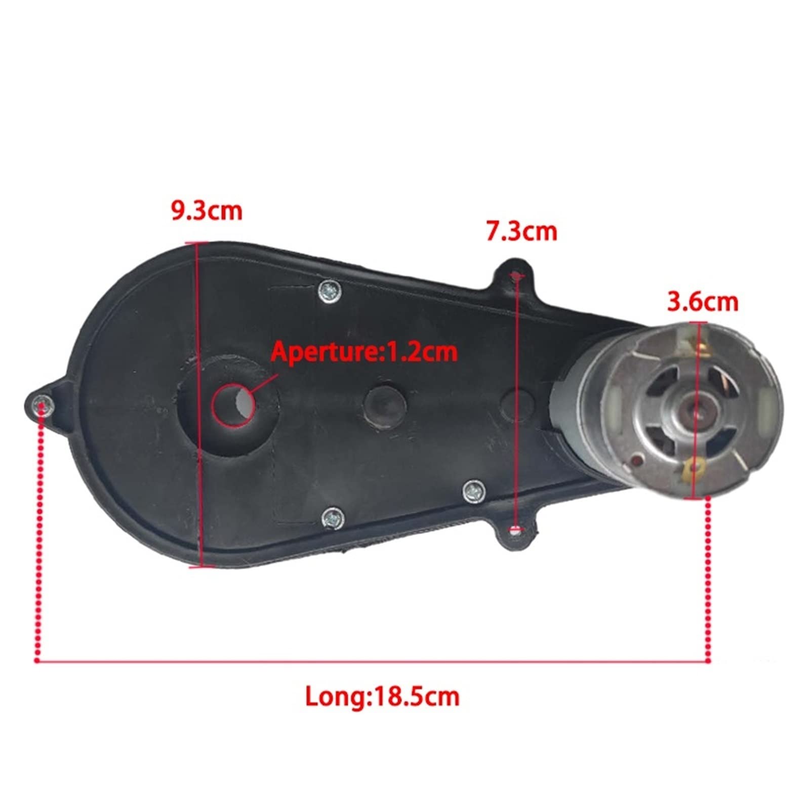 **12V 18000RPM Electric Gearbox for Kids Ride-On Cars & Motorcycles – 550 Motor 6 Teeth Gearbox – Compatible with 6V/12V Electric Vehicles, Tricycles & Toy Reducers – High-Speed Performance for Outdoor Play**