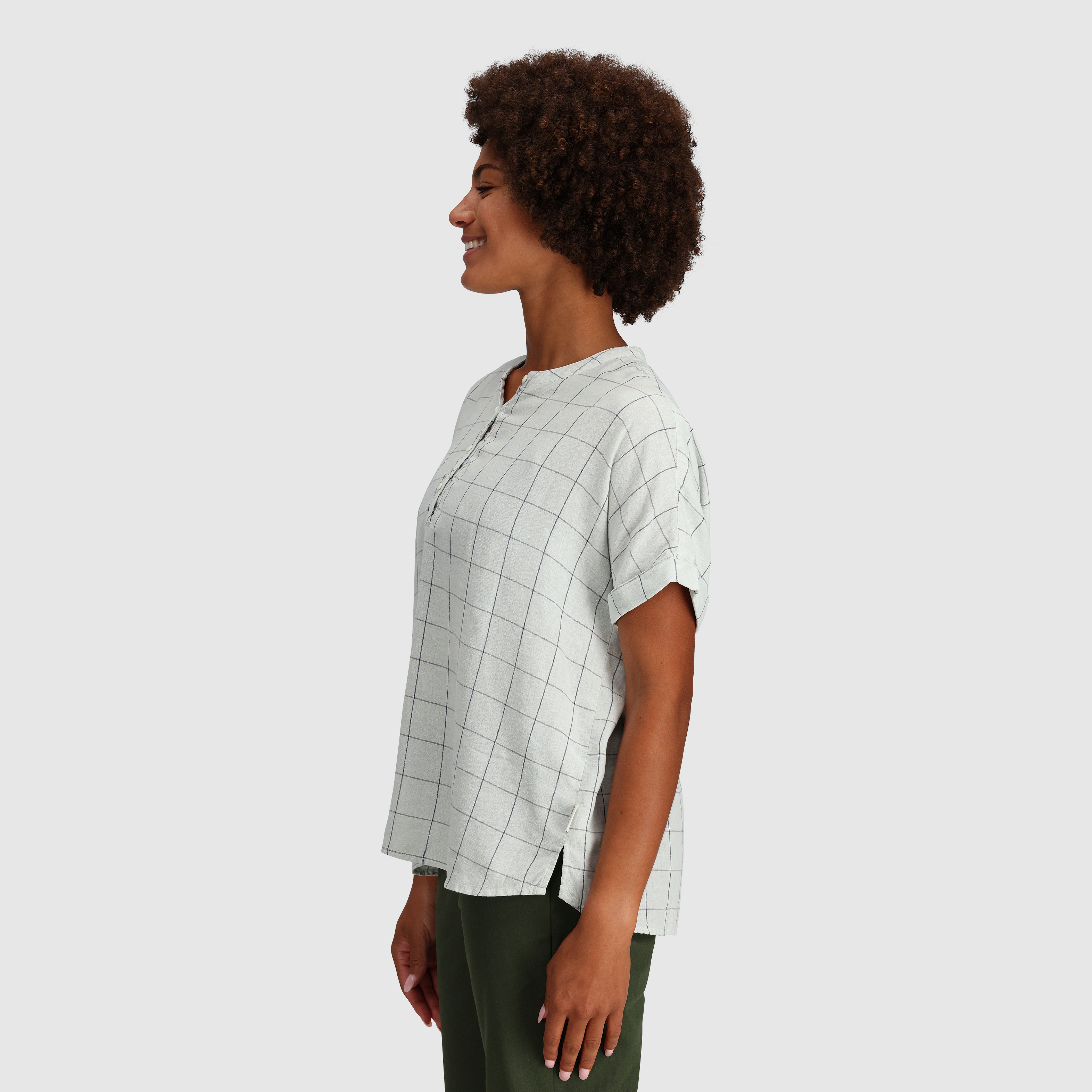 Women's Aslan Pullover Short Sleeve Shirt - Soft Cotton Casual Top for Summer | Perfect for Beach, Travel & Everyday Wear | Final Sale