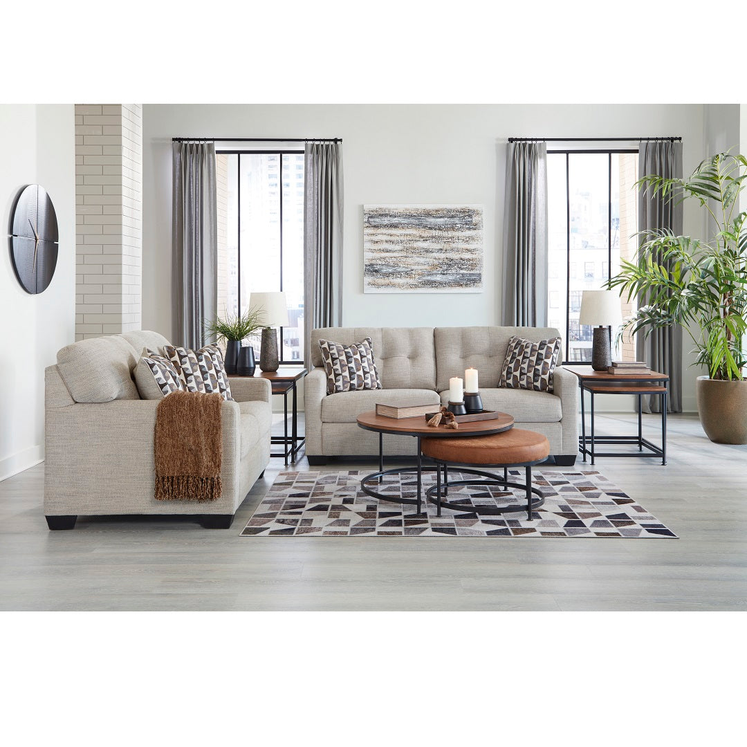 Mahoney Sofa and Loveseat Set - Modern Living Room Furniture for Small Spaces | Perfect for Apartments, Condos & Cozy Homes