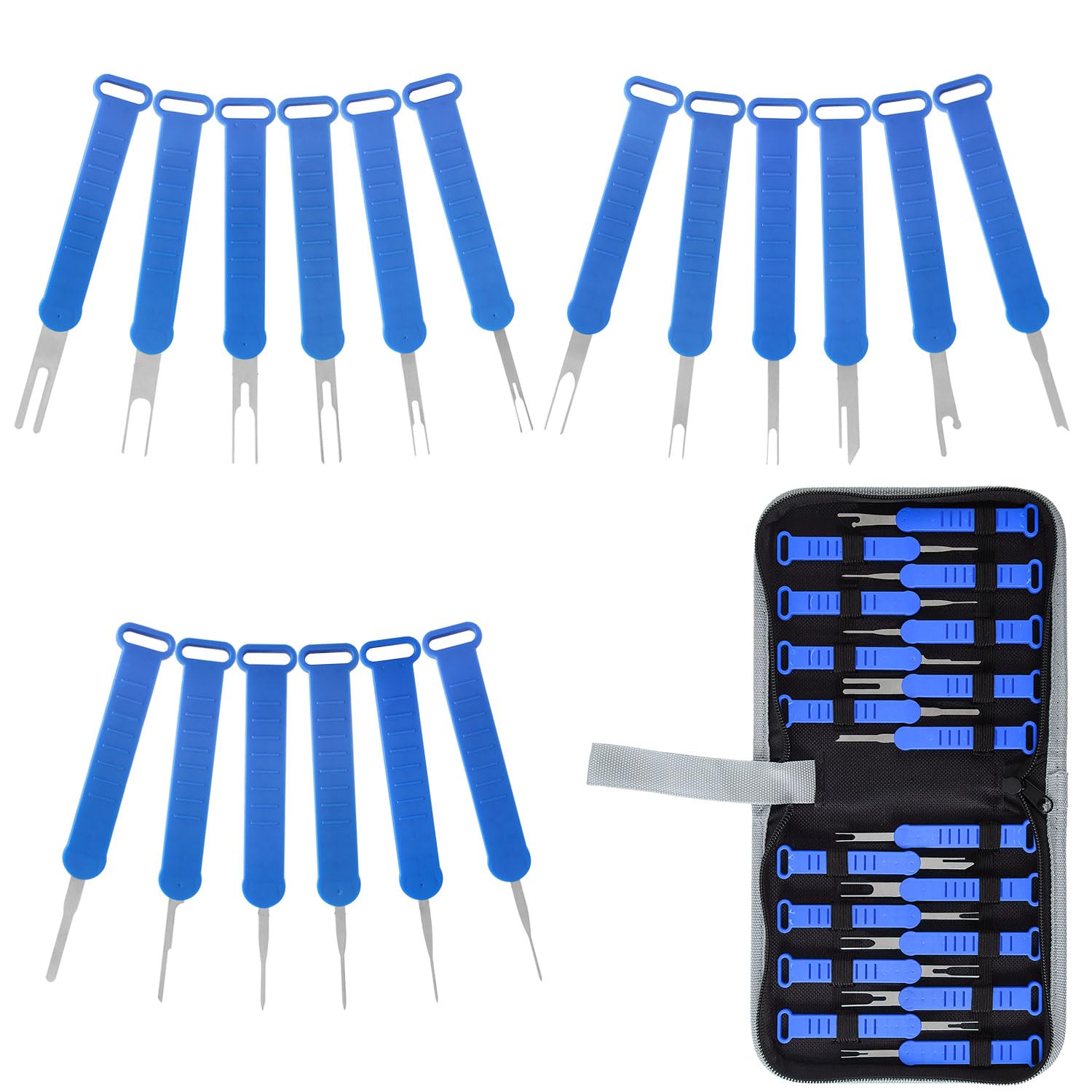 18Pcs Electrical Pin Removal Tool Kit for Automotive & Household Devices
