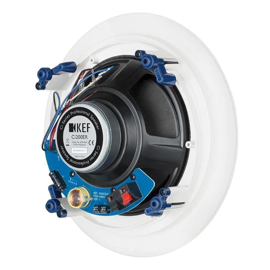 KEF Ci200ER 8-Inch In-Ceiling Speaker - High Performance Home Audio System for Living Room, Bedroom & Home Theater Installation