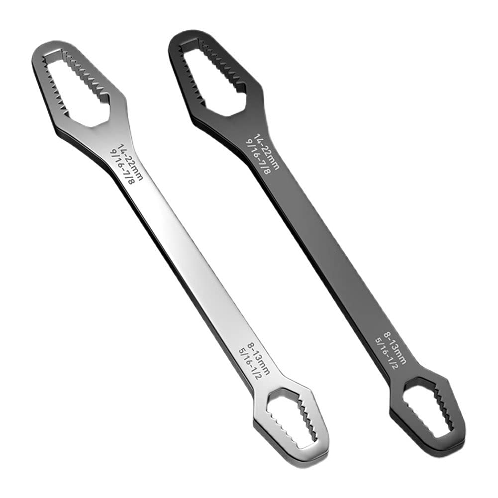 Universal Torx Wrench Set - Adjustable Torque Wrench 8-22mm with Ratchet Spanner for Bicycle, Motorcycle & Car Repair - Professional Mechanical Tool Kit for DIY & Auto Maintenance (Black)