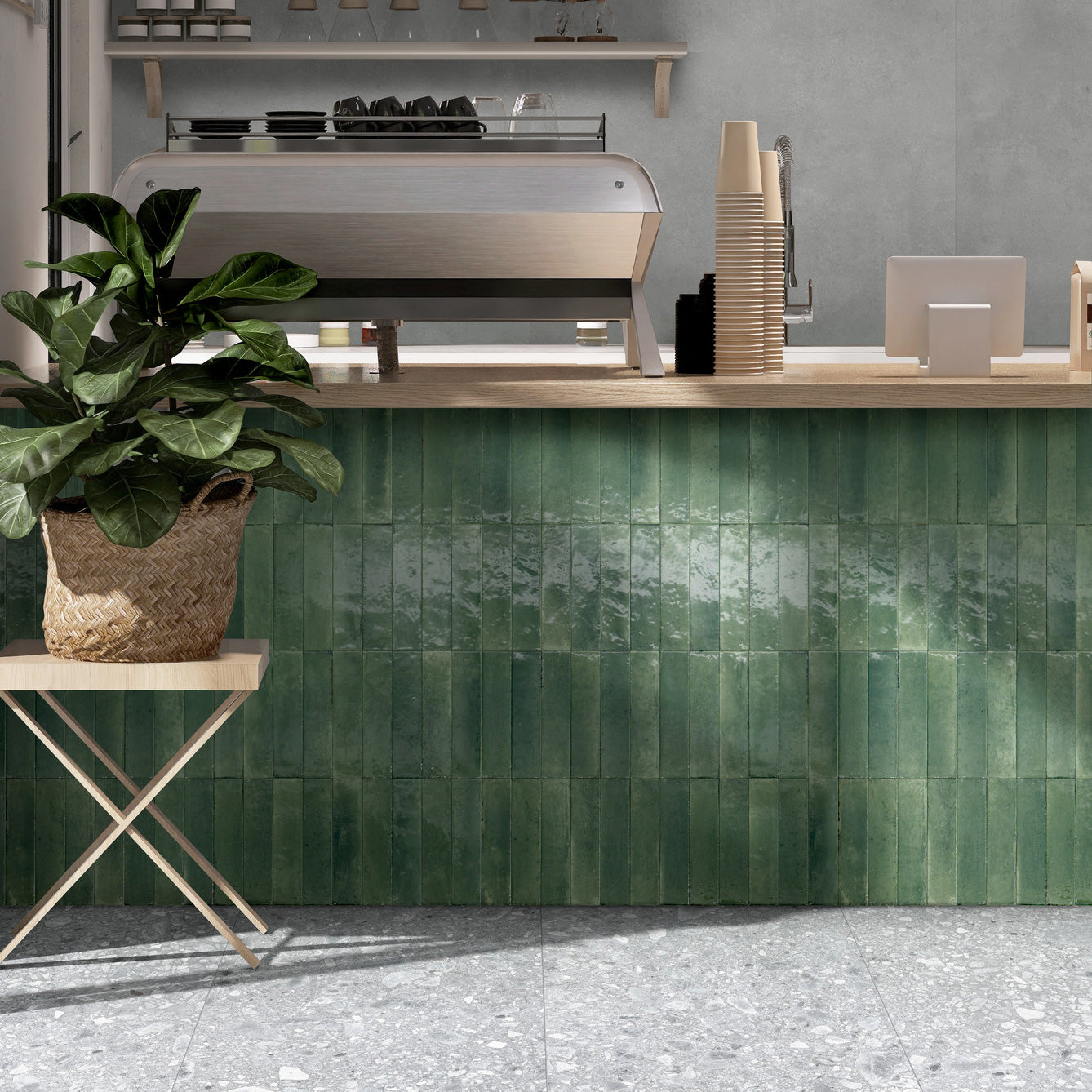 Magnolia Zellige Subway Tiles - Premium Ceramic Wall & Backsplash Tiles for Kitchen, Bathroom & Shower Renovation