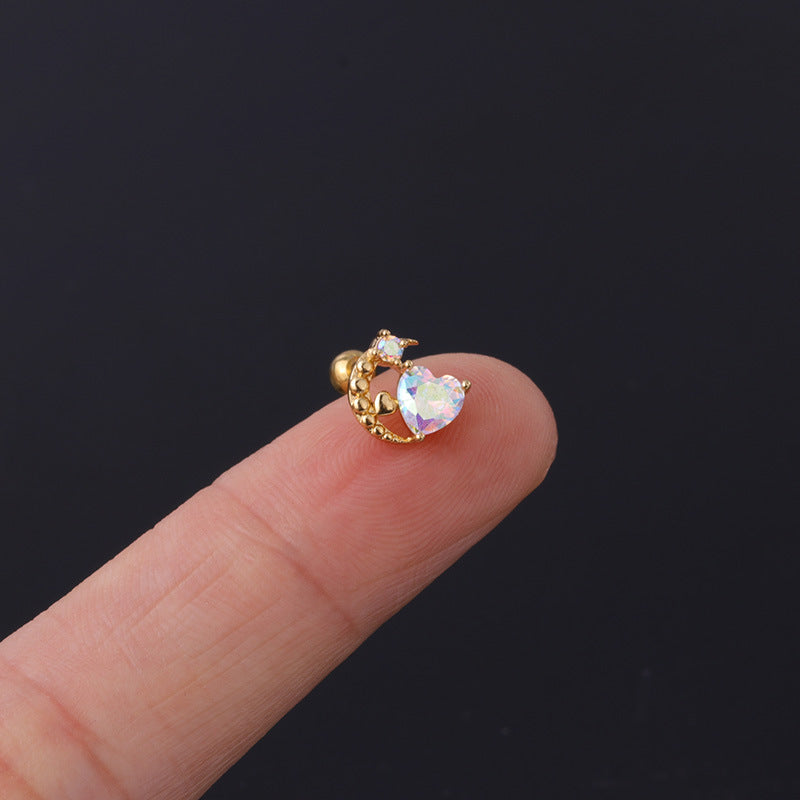 20G Anime Stud Earrings - Cute Unicorn Cartoon Piercing Jewelry for Women & Girls | Perfect for Cosplay, Gifts & Daily Wear | HSPJ308