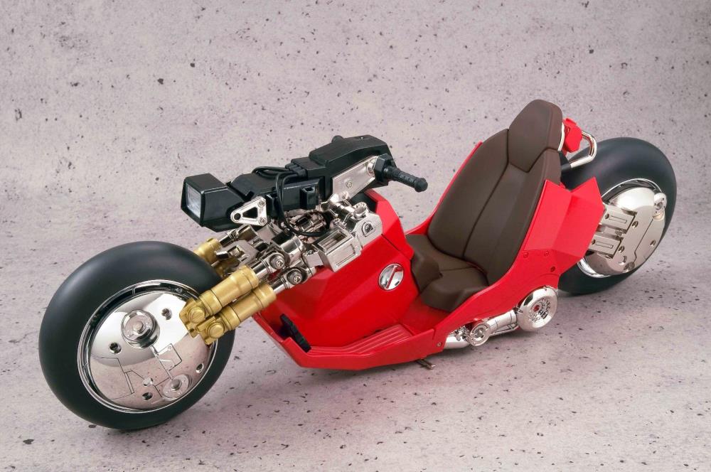 Bandai Soul Of Popynica 1/6 Scale Akira Kaneda's Motorcycle Model - Premium Collectible Anime Figure for Display & Gift (Revival Version) - Perfect for Anime Fans, Home Decor & Office Display