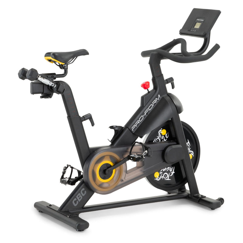 ProForm Tour De France CBC Studio Cycle - Indoor Exercise Bike for Home Workouts, Cardio Training & Spin Classes - Perfect for Fitness Enthusiasts & Cycling Lovers