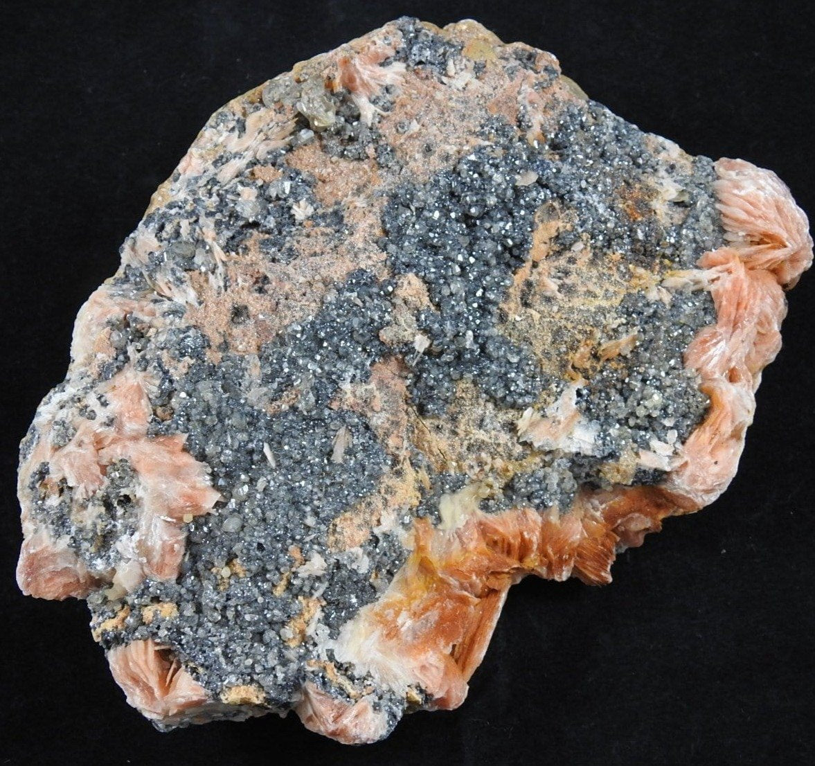 Natural Cerussite, Galena & Barite Mineral Specimens - Rare Collectible Crystals for Display & Healing - Perfect for Geology Enthusiasts & Crystal Collectors