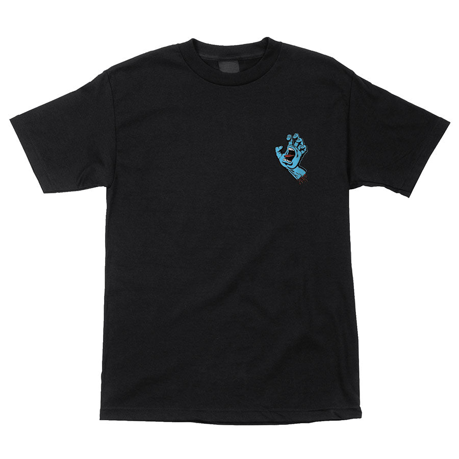 Santa Cruz Screaming Hand Short Sleeve T-Shirt - Navy Blue - Skateboarding & Streetwear Style for Men & Women - Perfect for Casual Wear, Concerts & Skate Sessions