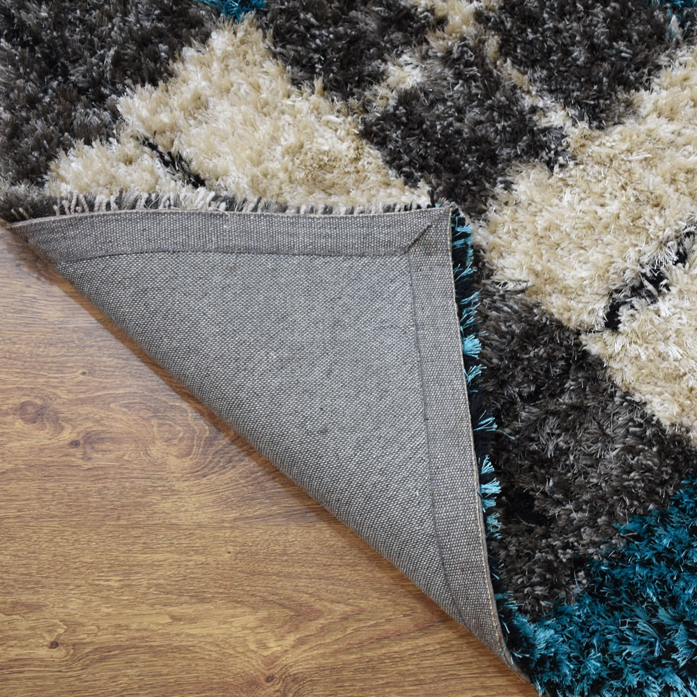 Facet Hand Tufted Rug - Premium Modern Geometric Area Rug for Living Room, Bedroom & Office - Soft & Durable Home Decor