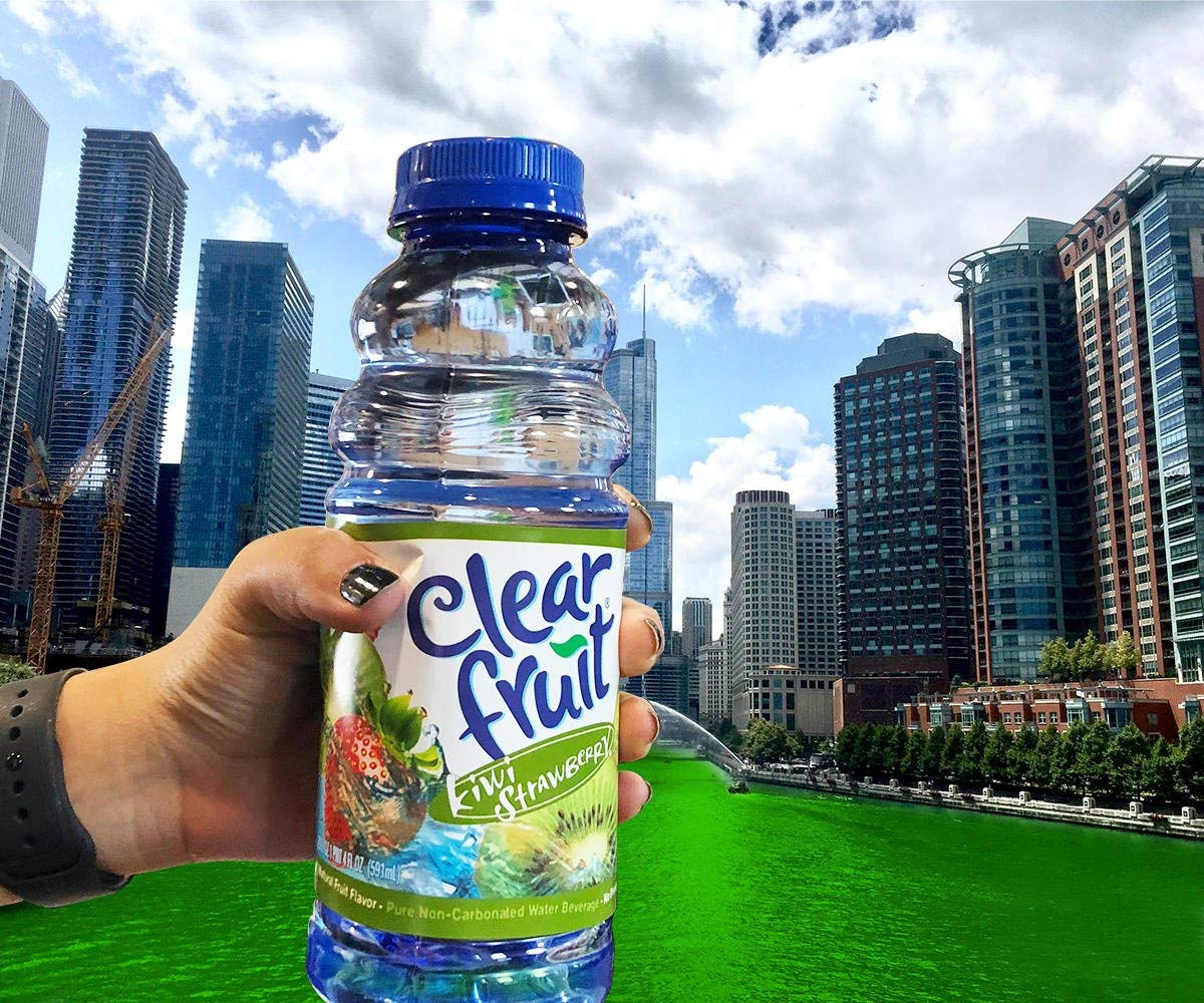 12 Pack Clear Fruit Water - 20 Ounce Bottles, Non-Carbonated Blackberry Flavored Beverage | Hydrating Drink for Gym, Office & Outdoor Activities