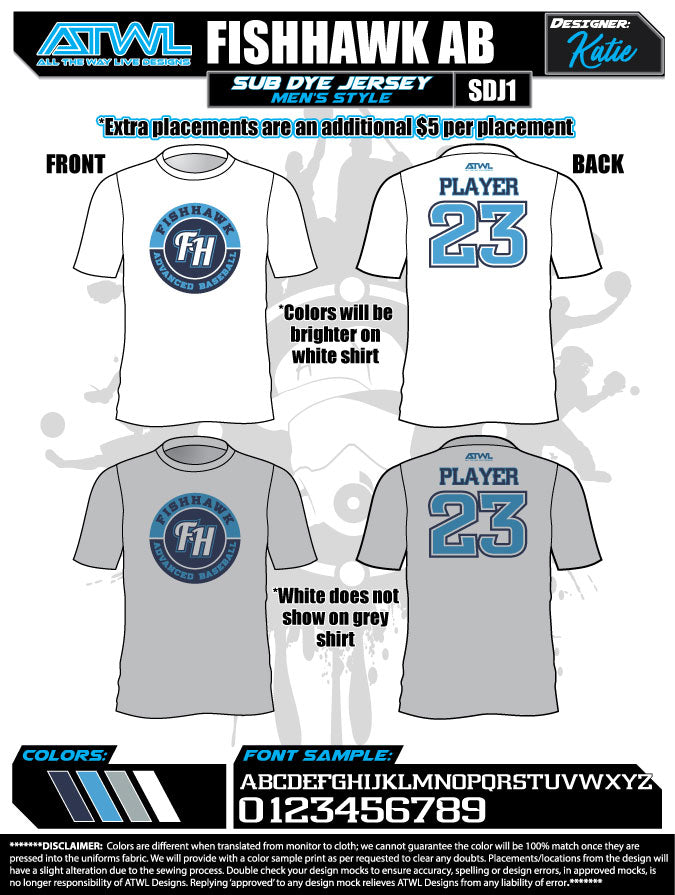 Fishhawk Advanced Baseball Jersey for Men - Moisture-Wicking, Breathable Performance Shirt for Baseball, Softball & Training - Perfect for Games, Practice & Outdoor Sports