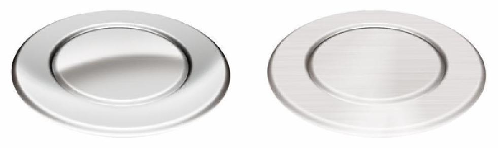 Kindred AS200 Air Switch for Garbage Disposal - Chrome & Satin Nickel Finish - Easy Installation for Kitchen Sink Waste Disposer - Perfect for Home & Commercial Use