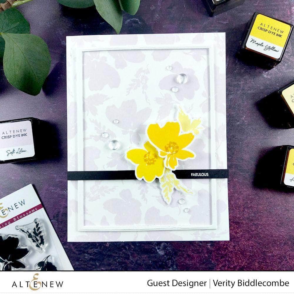 Billowing Blossoms Stamp Set for Card Making, Scrapbooking & DIY Crafts - Floral Rubber Stamps for Handmade Greeting Cards, Journals, and Paper Crafts