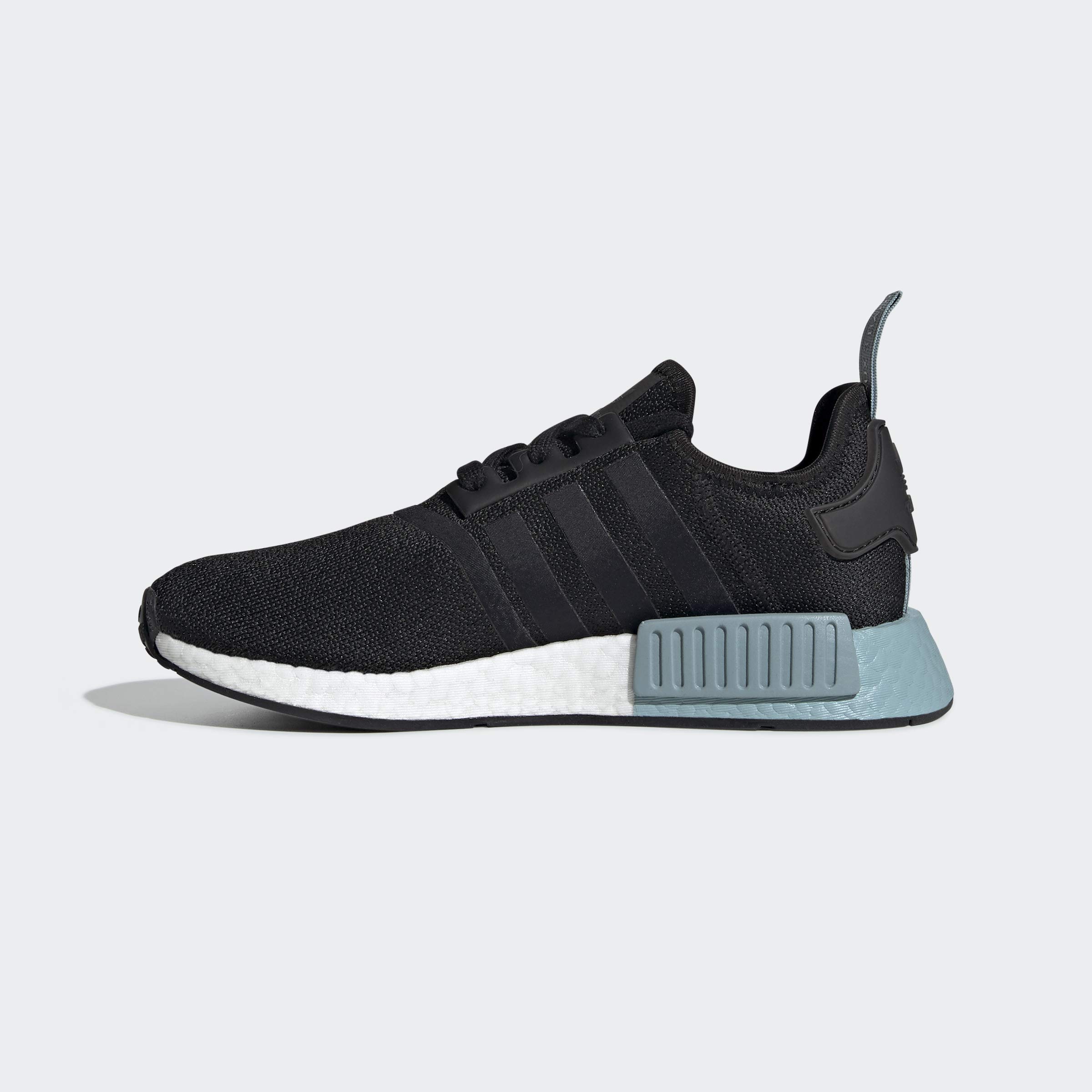 adidas Originals Women's NMD_R1 Sandals - Black/Ash Grey | Comfortable Athletic Slides for Running, Gym & Casual Wear | Size 11 US