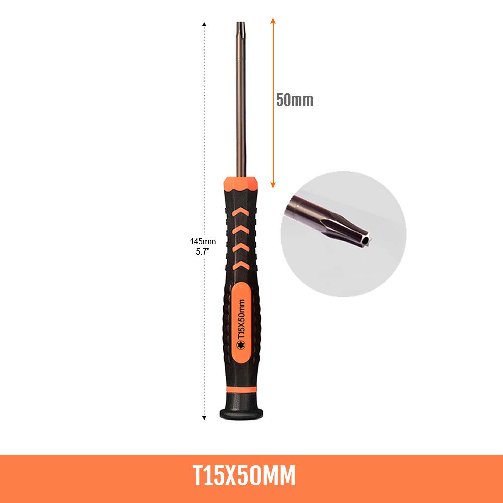 T15 Torx Security Screwdriver Set - TR15 Tamper Proof Screwdriver for Dishwasher, Electronics, Laptop & Appliance Repairs - Perfect for Home DIY and Professional Technicians