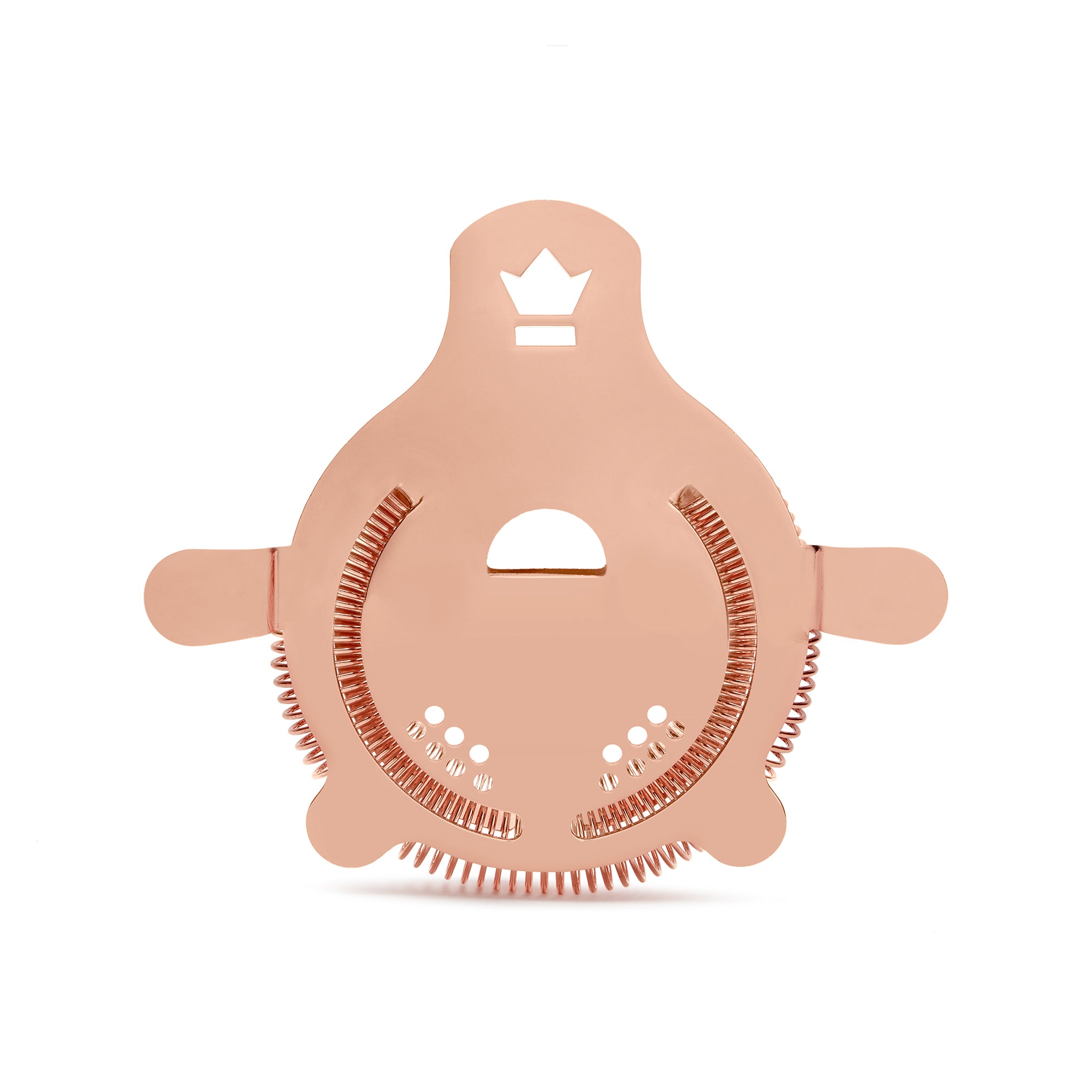 BUSWELL® BOBTAIL COCKTAIL STRAINER - Premium Copper Plated Bar Tool for Mixing Drinks, Cocktails & Mocktails - Perfect for Home Bars, Professional Bartenders & Party Hosting
