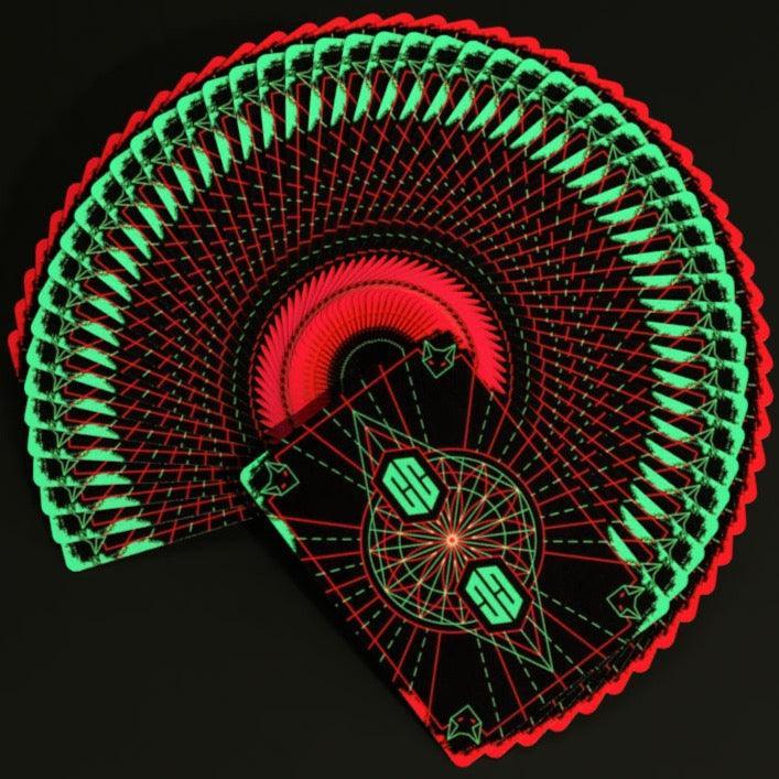 Chris Cards Glow V2 - Premium Glow-in-the-Dark Playing Cards for Magic Tricks, Poker Nights & Party Games | Perfect for Cardistry, Collectors & Gift Giving