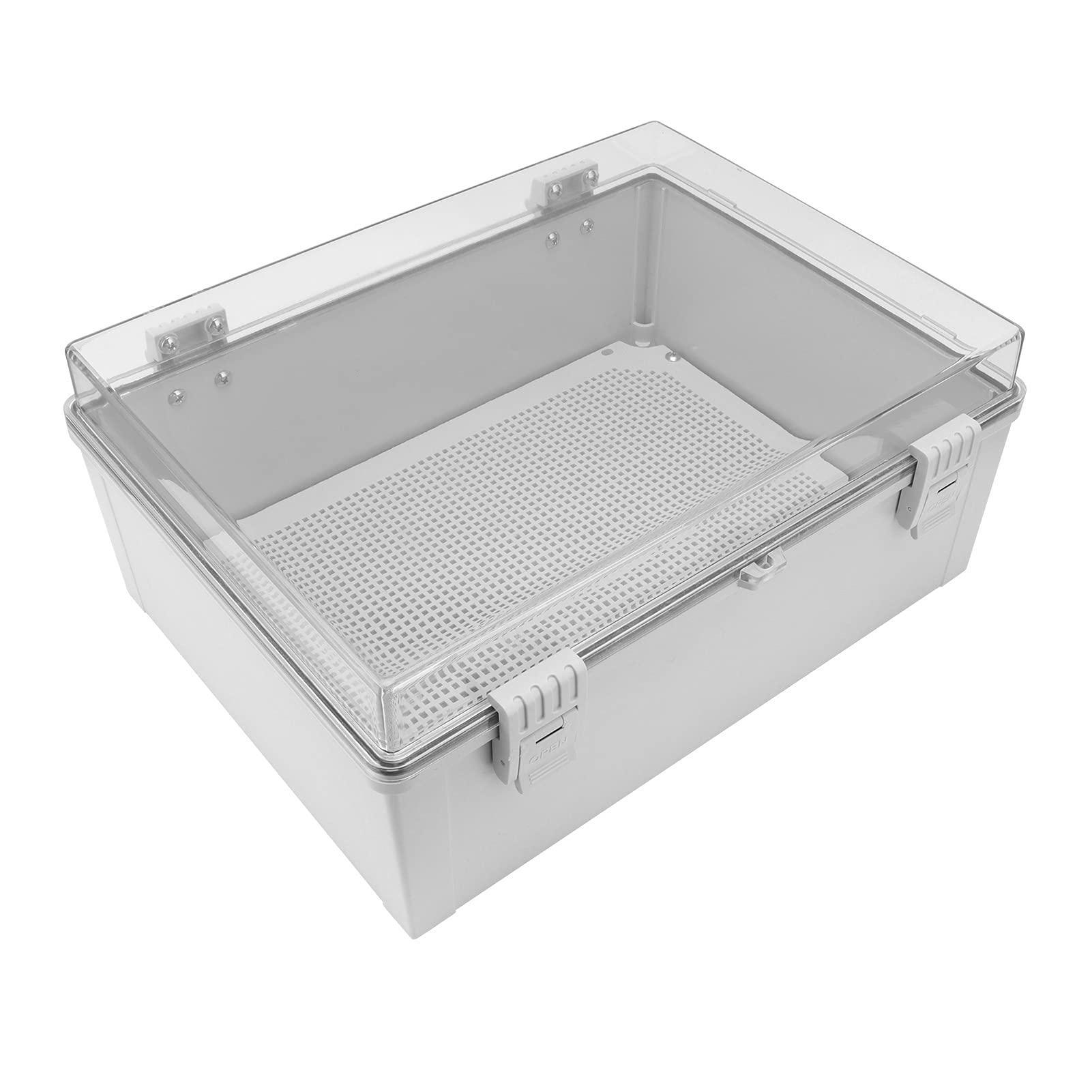 Wall Mounted ABS Junction Box - Waterproof Electrical Enclosure for Outdoor/Indoor Wiring & Distribution | Ideal for Home, Garage & Industrial Electrical Installations
