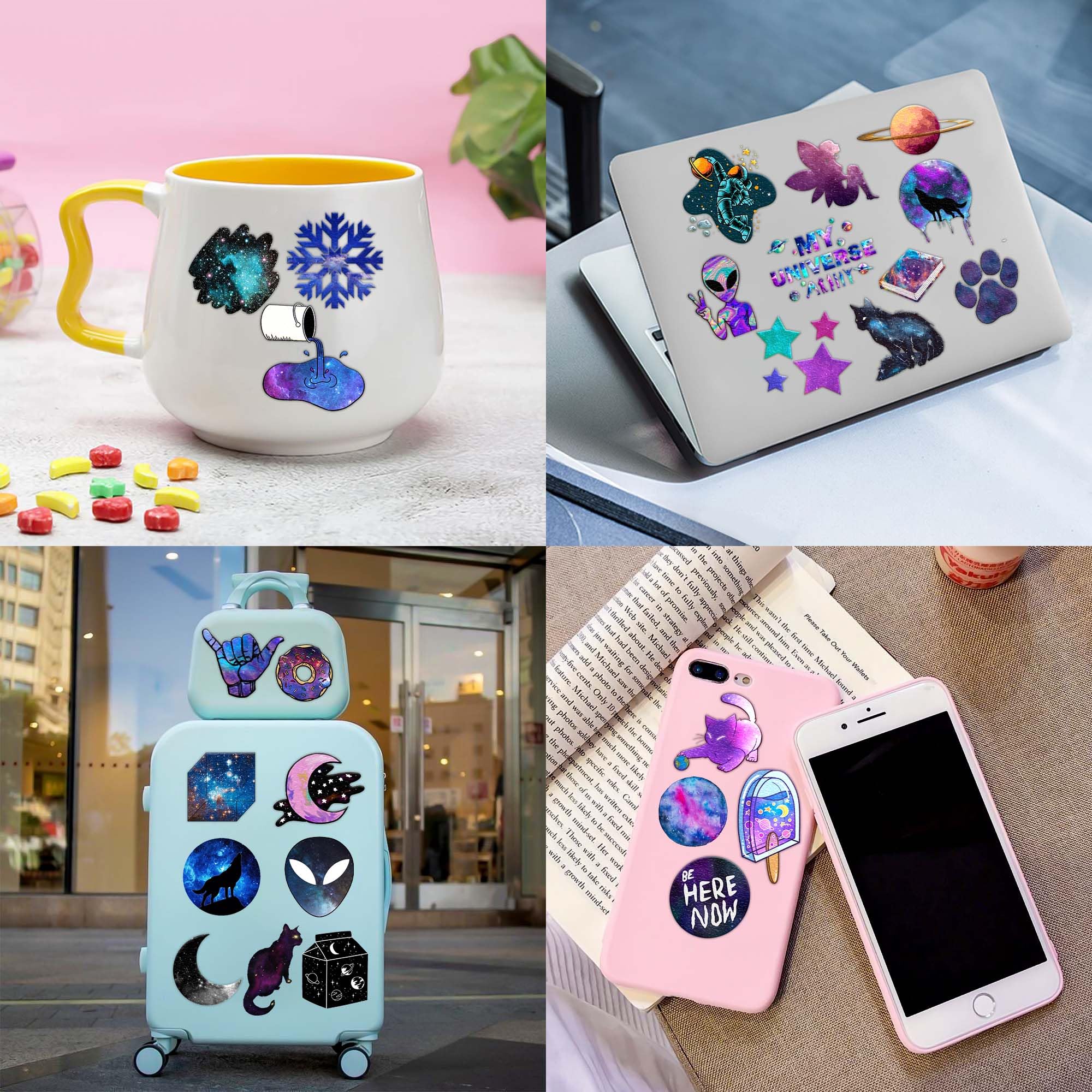 88PCS Galaxy Temporary Tattoos - Space Themed Party Decorations, Kids Birthday Favors, Classroom Rewards & School Prizes | Perfect for Space Birthday Parties, School Events & Gift Giving