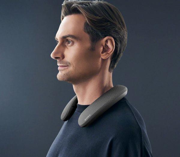 Sony SRS NS7 Wireless Neckband Speaker - Bluetooth Neck Speaker with Noise Cancellation, 20-Hour Battery Life - Perfect for Workouts, Travel, and Hands-Free Calls