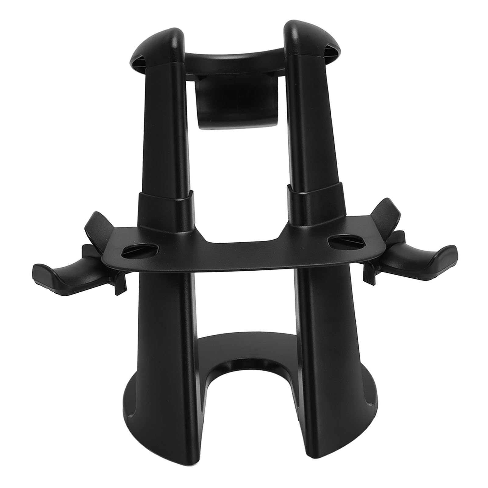 VR Headset Stand & Controller Holder for Oculus Quest 1/2 & Rift S - Black - Perfect for Gaming Setup & Organized VR Accessories Storage