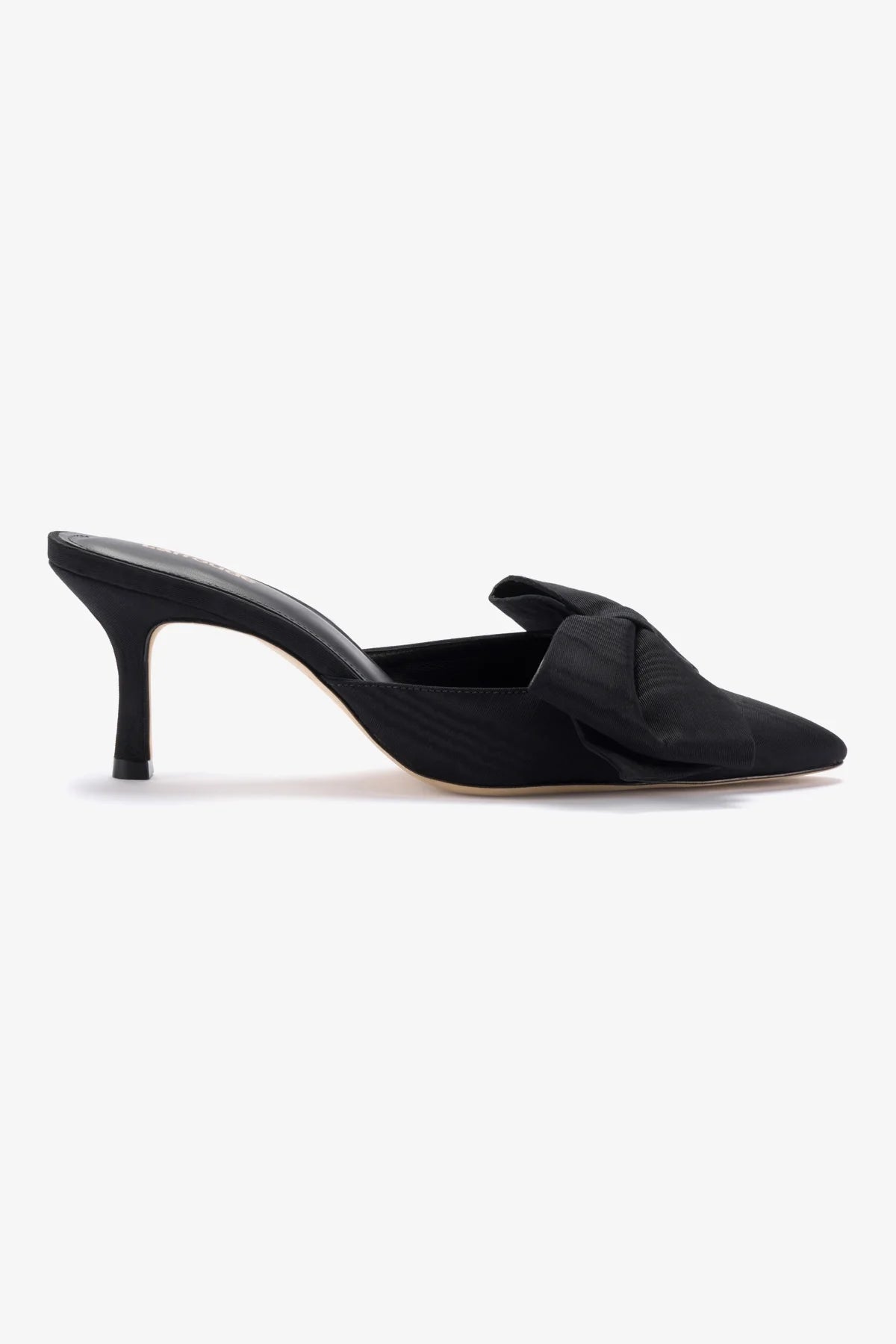 Mini Elle Pump in Black Fabric - Women's Comfortable Low Heel Dress Shoes for Work, Party & Wedding - Perfect for Office, Evening Events & Formal Occasions