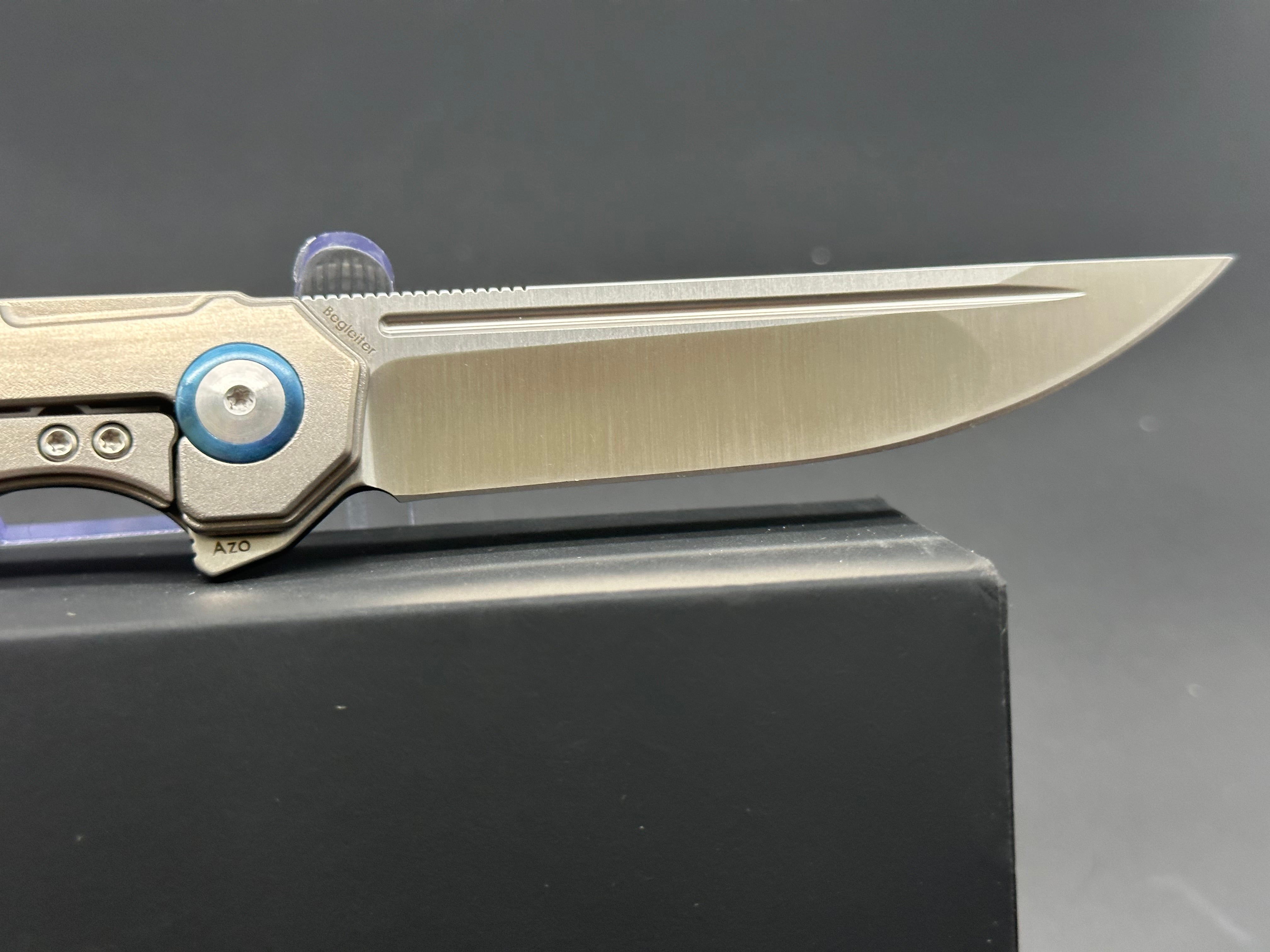 Kizer Begleiter Titanium Folding Pocket Knife - Premium EDC Knife for Outdoor, Camping, Hiking & Everyday Carry