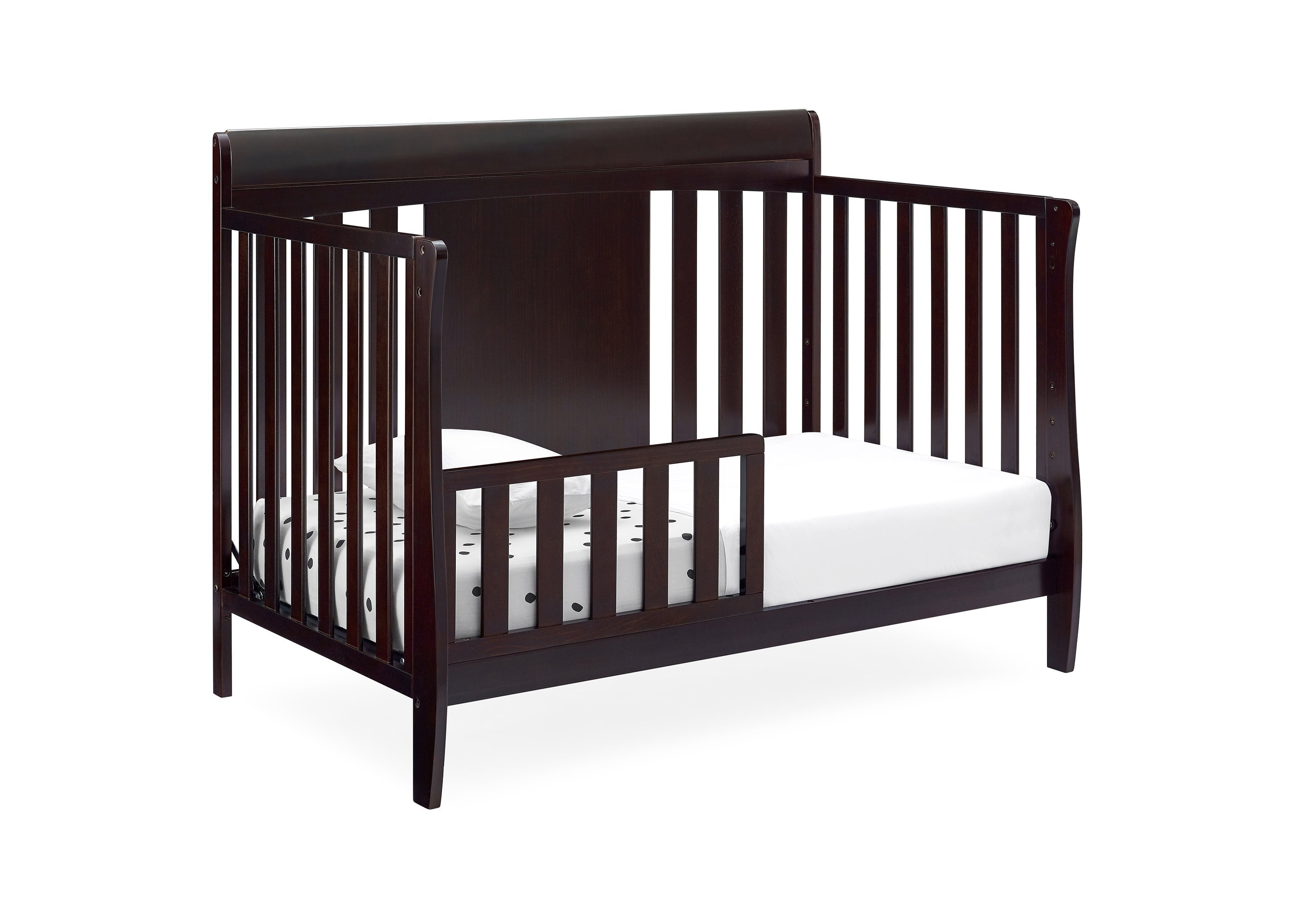 Richmond 6-in-1 Convertible Baby Crib - Toddler Bed & Daybed with Adjustable Height, White Nursery Furniture for Newborn to Teen - Perfect for Small Spaces & Modern Nurseries