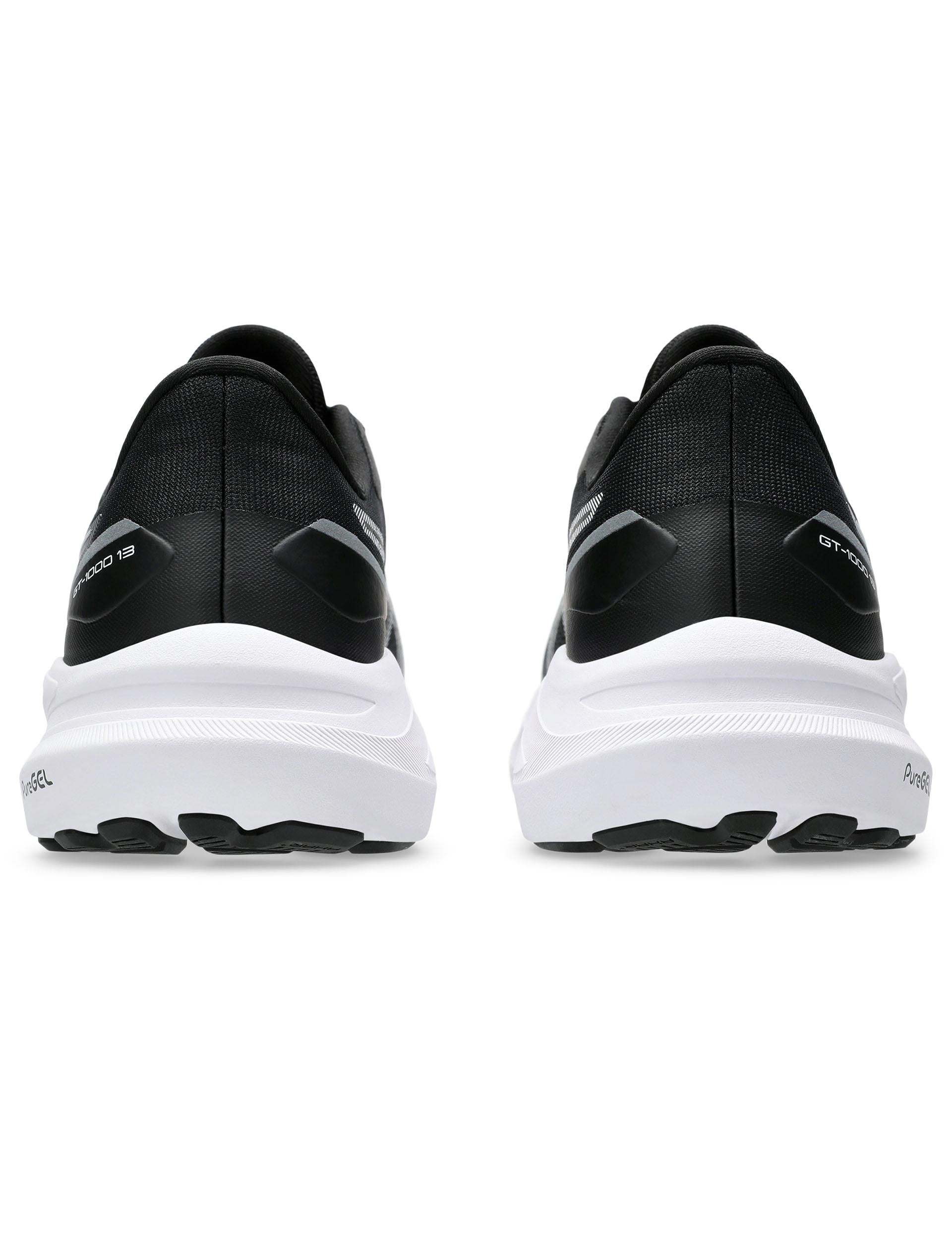 GT 1000 13 Running Shoes for Men - Black/White - Lightweight Athletic Sneakers for Jogging, Gym Workouts & Daily Wear