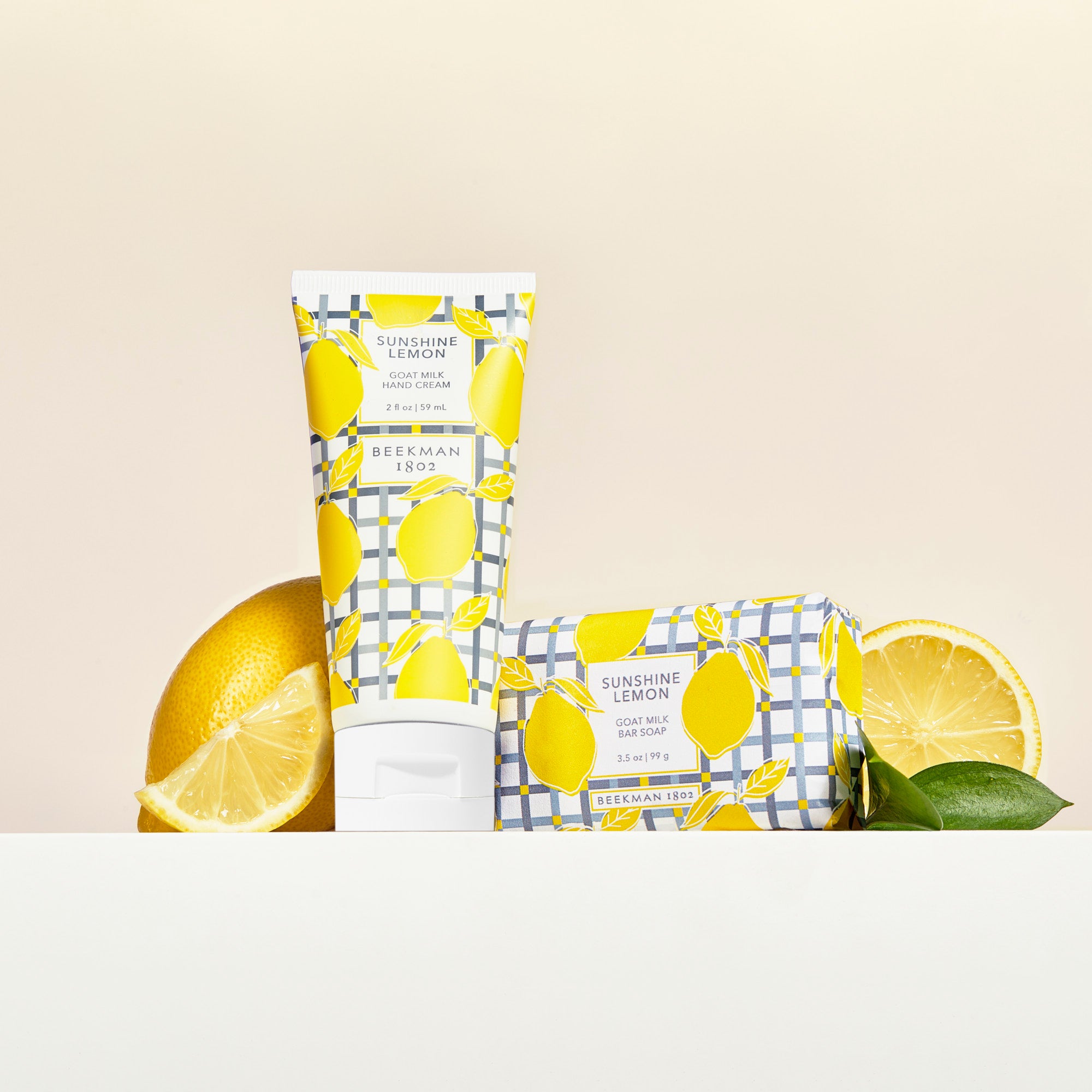 Sunshine Lemon Bodycare Duo - Moisturizing Body Lotion & Shower Gel Set for Dry Skin | Perfect for Spa Day & Self-Care Routine