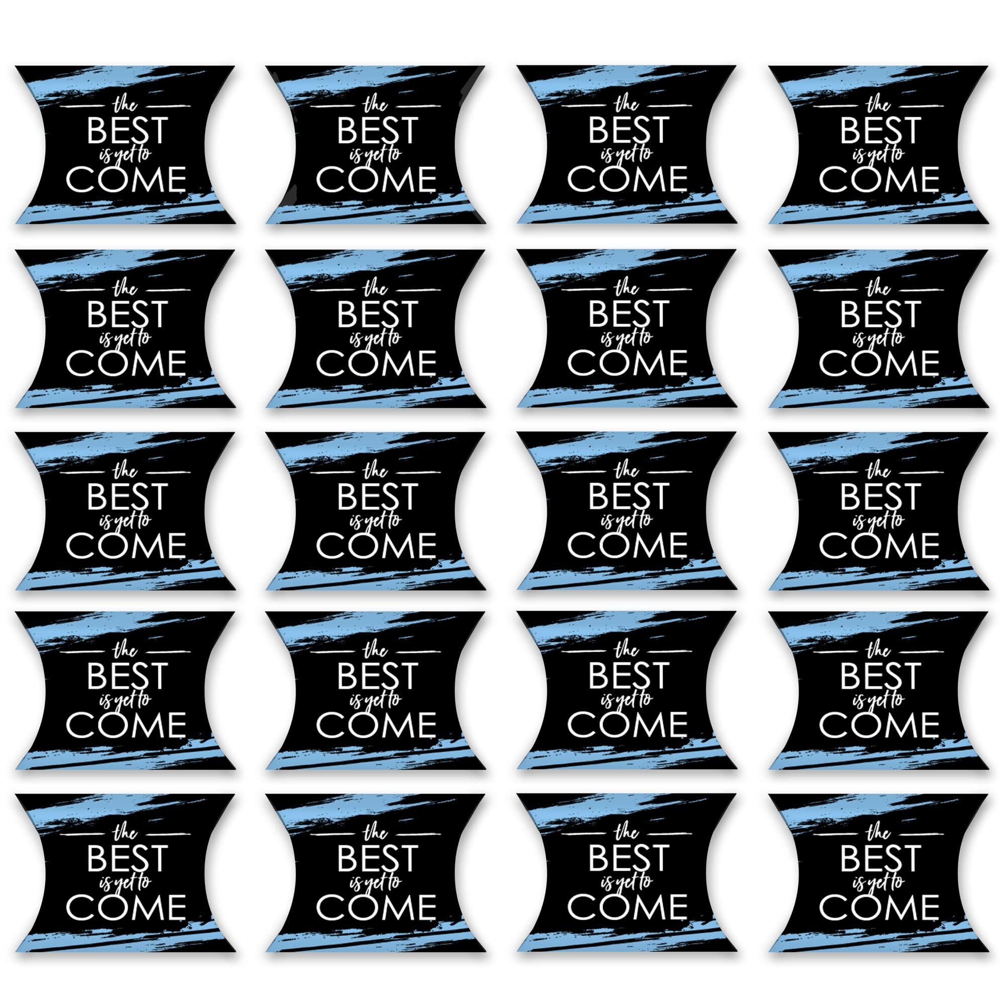Light Blue Graduation Favor Gift Boxes - Set of 20 - Perfect for Party Favors