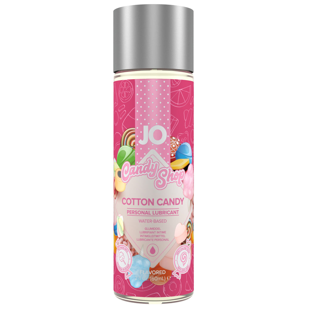 JO Candy Shop Cotton Candy Flavored Lubricant - Sweet & Silky Personal Lubricant for Couples - Perfect for Romantic Nights & Sensual Massage