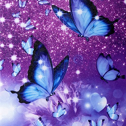 5 Purple Butterfly