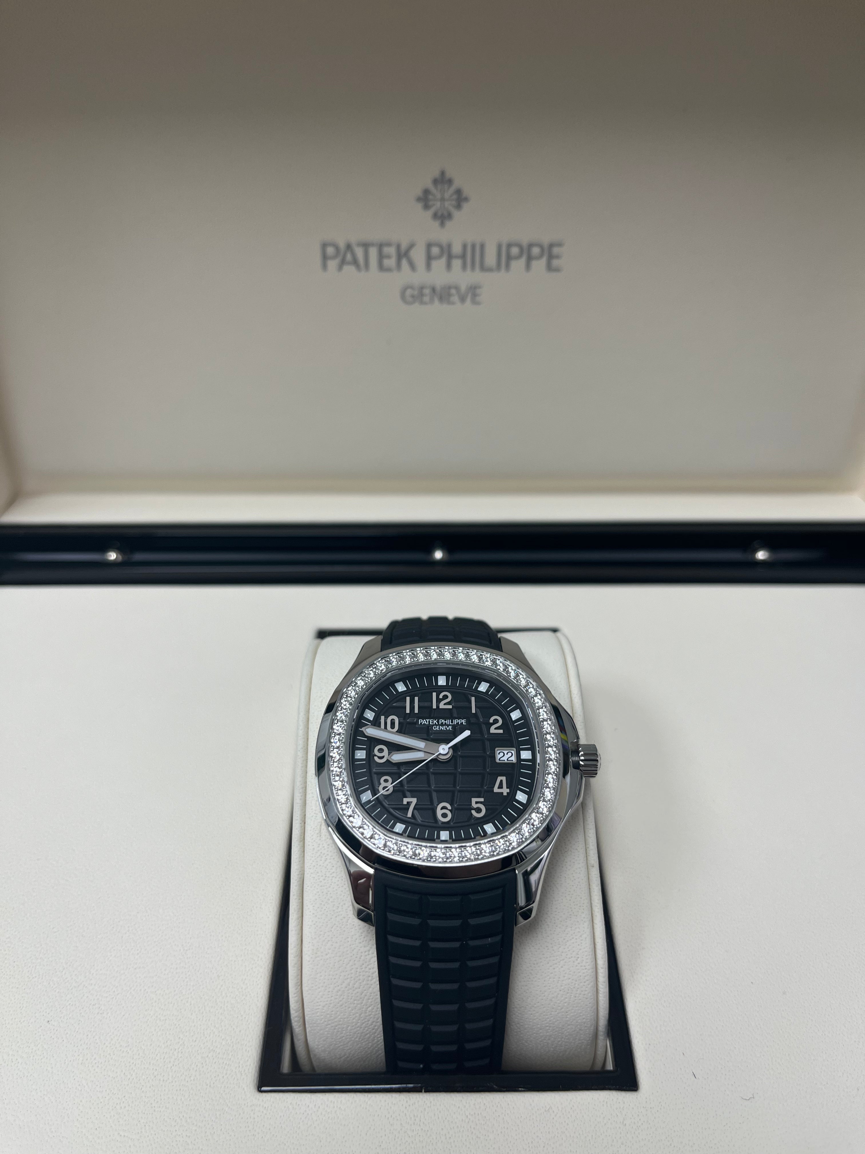 Patek Philippe Aquanaut Luce Black Diamond Dial Stainless Steel Watch Ref. 5267/200A-001 - Luxury Timepiece for Men, Business Meetings & Special Occasions