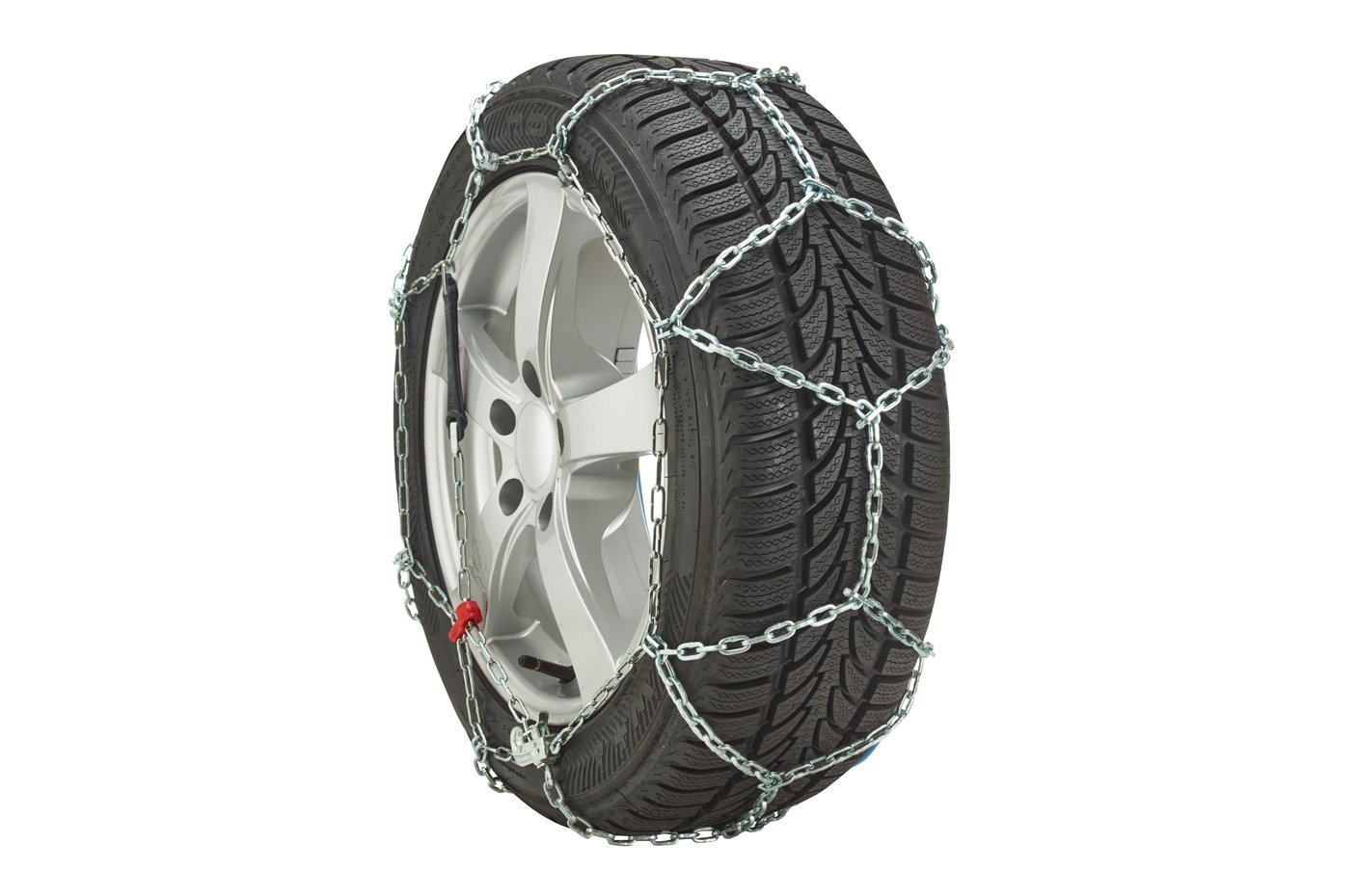 KÖNIG Zip 12 040 Snow Chains for Cars - Set of 2 - Heavy Duty Winter Tire Traction for Snow & Ice - Perfect for SUVs, Trucks & Winter Driving Safety