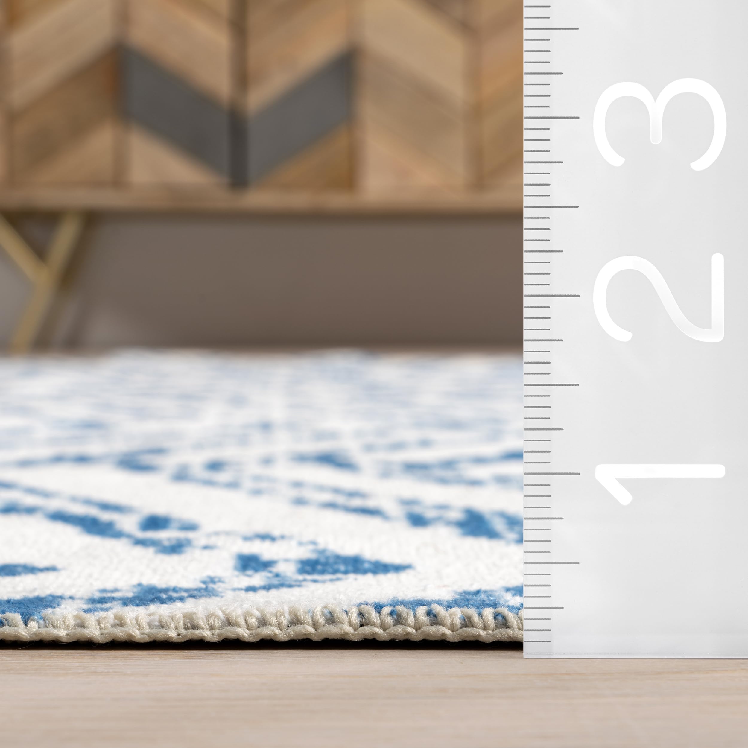 nuLOOM Rosanne Washable Geometric Runner Rug 2'6