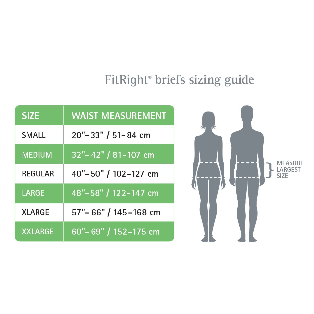 FitRight Basic Unisex Adult Incontinence Briefs with Tabs - Light Absorbency, Medium Size (32-42 Inches) - 100 Count (4 Packs of 25) - Comfortable & Reliable for Men & Women - Ideal for Daytime Use, Post-Surgery Care & Elderly Support