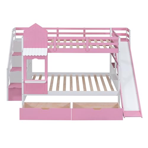 Pink With Drawers