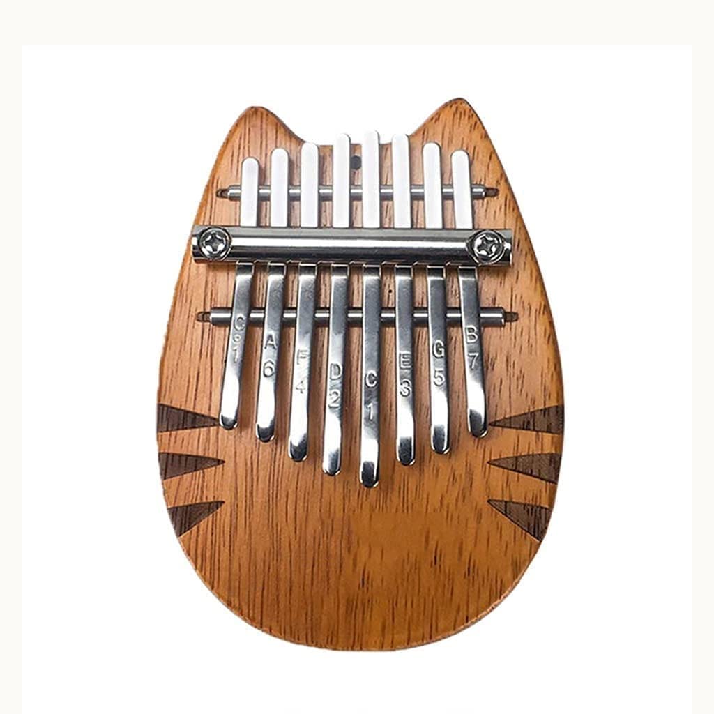 8 Key Mini Finger Piano - Portable Thumb Kalimba Musical Instrument Gift for Adults & Kids, Wooden Handheld Music Toy for Beginners & Music Lovers | Perfect for Relaxation, Meditation & Skill Learning