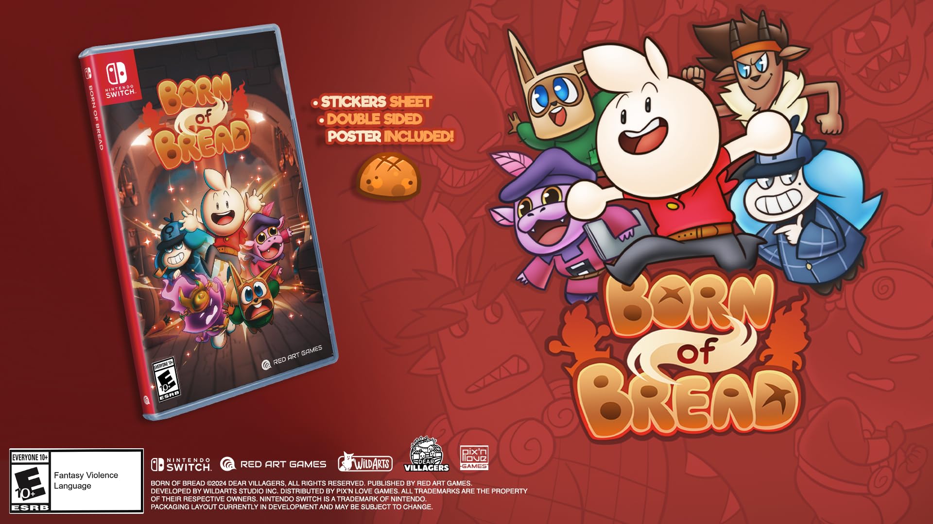Born of Bread - Nintendo Switch Game | Family-Friendly Adventure for Kids & Adults | Perfect for Home & Travel Gaming